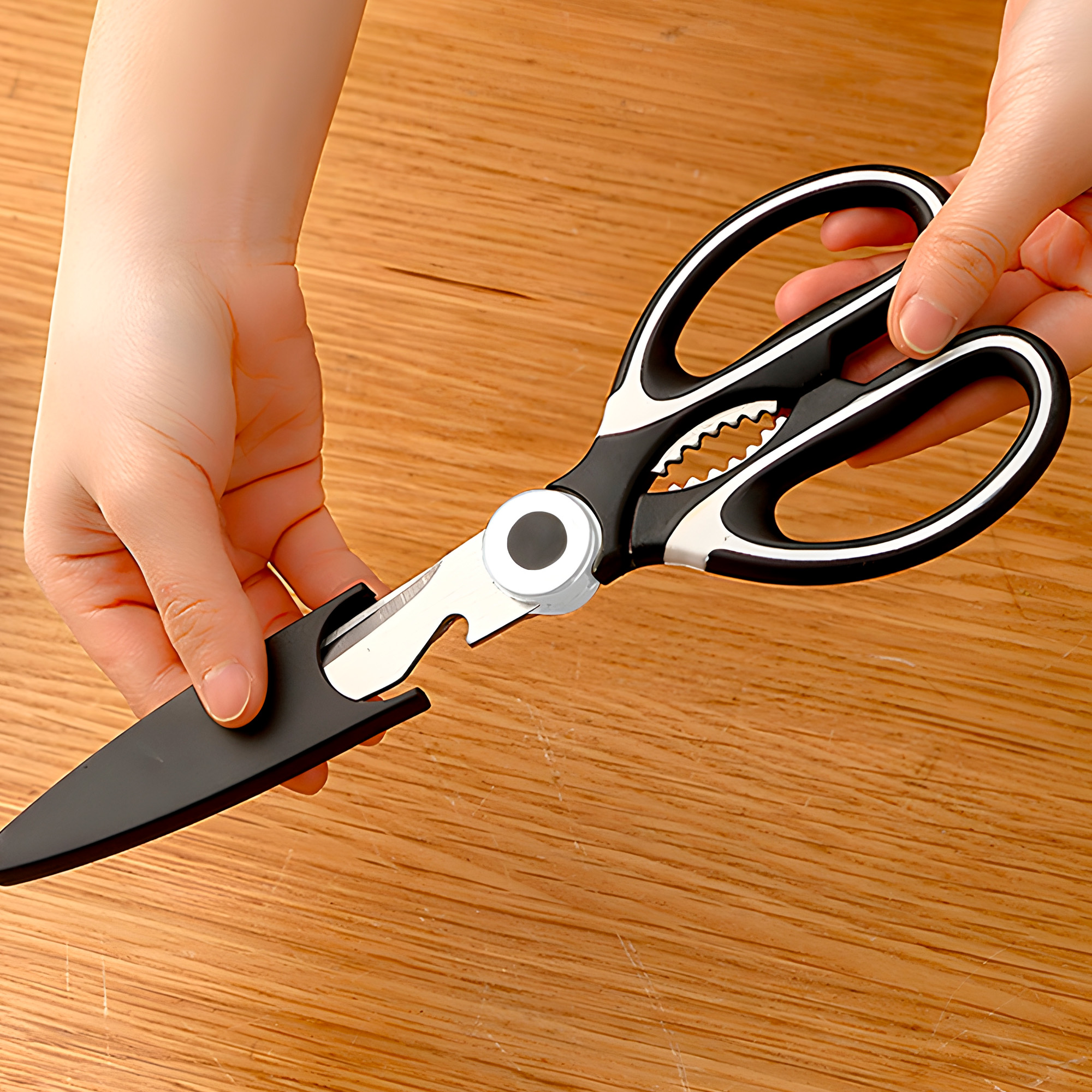 Tijera Cocina Alimentos Multiusos Cuchilla Acero Inoxidable 6