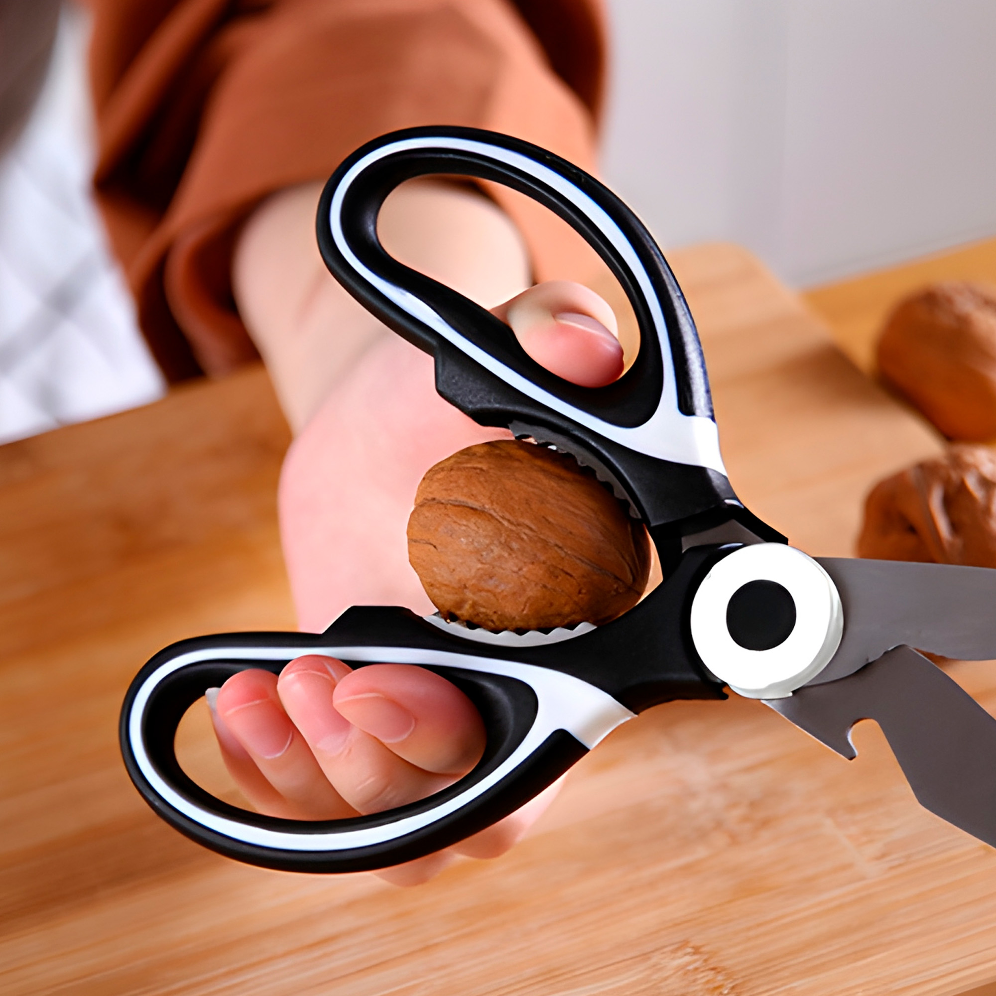 Tijera Cocina Alimentos Multiusos Cuchilla Acero Inoxidable 7