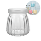 Frasco Vidrio Redondo Yogur 100ML Postres Gelatina Tapa plástica - Miniatura 1