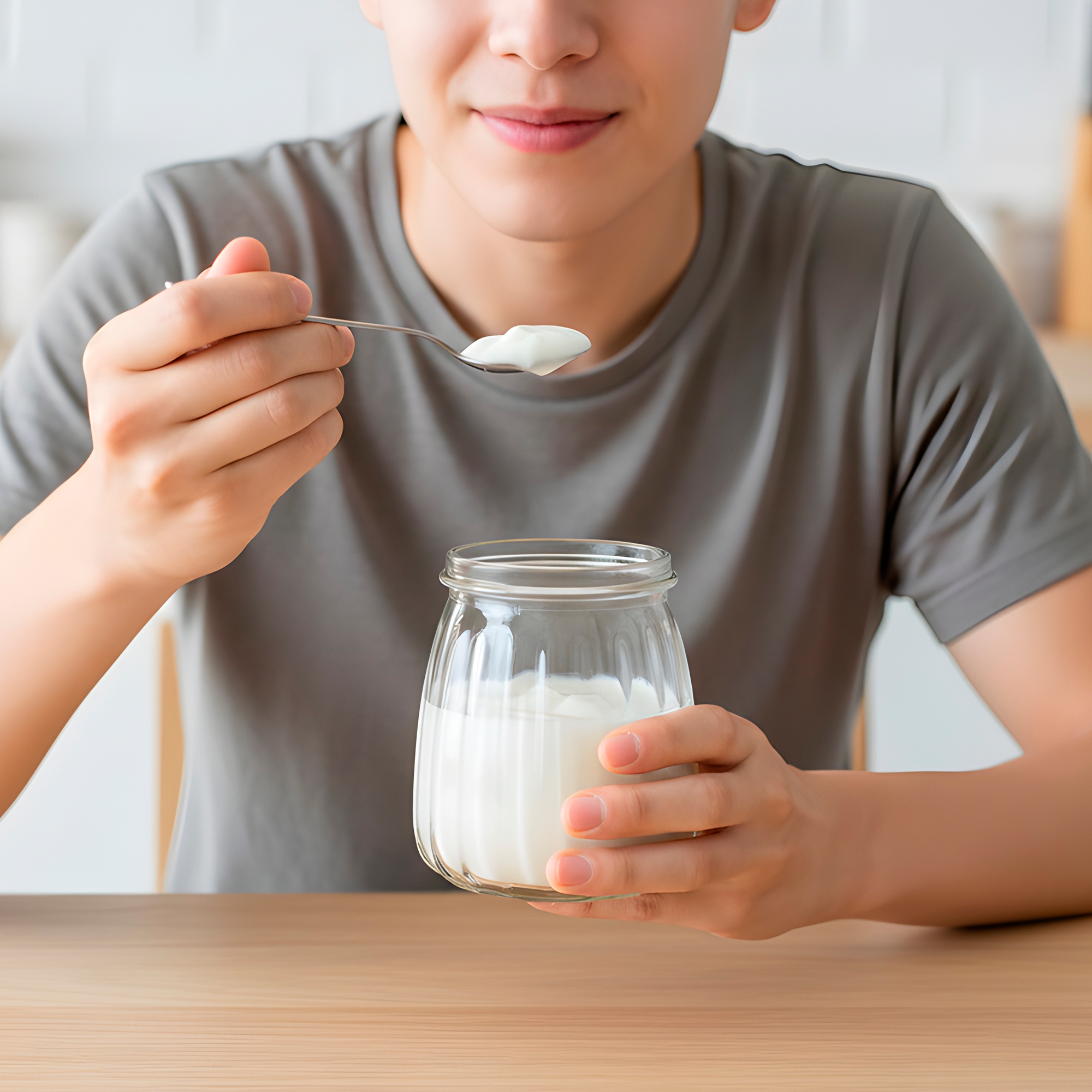 Frasco Vidrio Redondo Yogur 100ML Postres Gelatina Tapa plástica 10