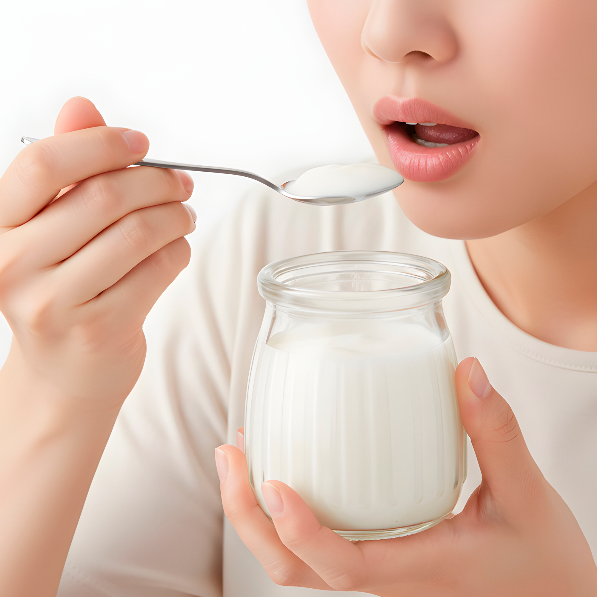 Frasco Vidrio Redondo Yogur 200ML Postres Gelatina Tapa plástica 3