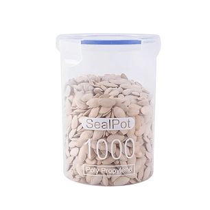 Taper sellado 1000ML Plástico Almacenaje bocadillo Snack