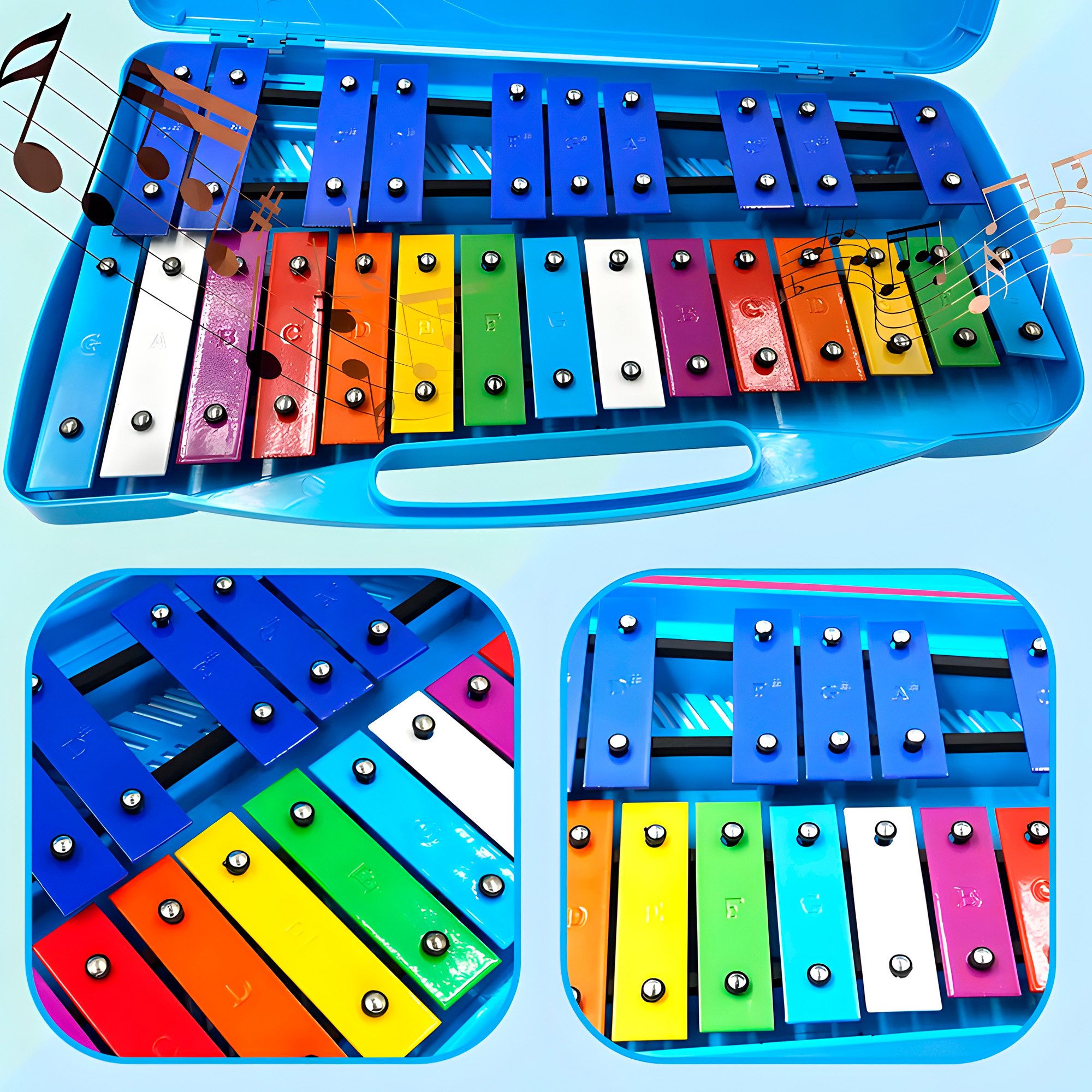 Metalófono Cromático de 25 Notas  12