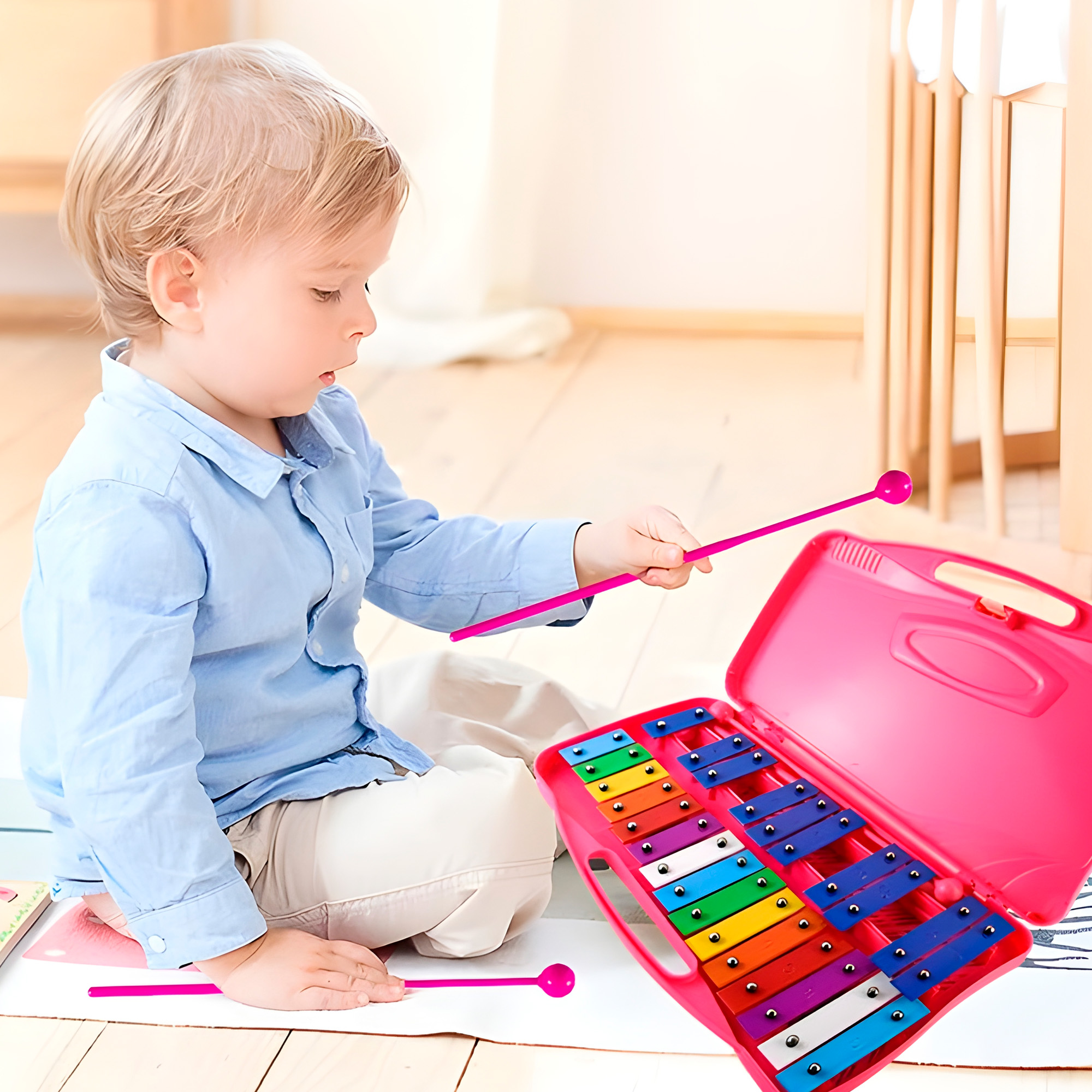 Metalófono Cromático de 25 Notas  16