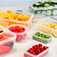 Set 24 Taper Potes Herméticos Plásticos Almacenamiento Cocina - Miniatura 4