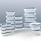Set 24 Taper Potes Herméticos Plásticos Almacenamiento Cocina - Miniatura 9