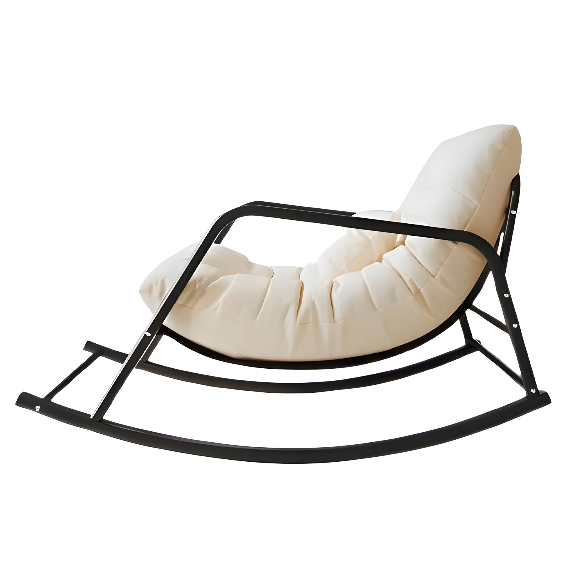 Silla Mecedora Moderna Acolchada Compacta 117 X 90 X 70 CM  2