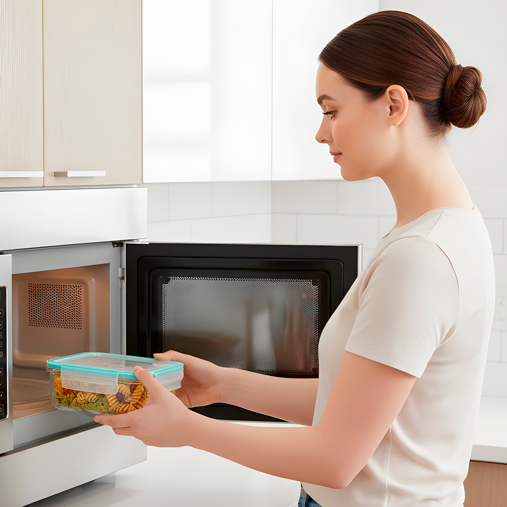 Set 3 Taper Contenedores Herméticos Pote Vidrio Alimento 370 ML 4