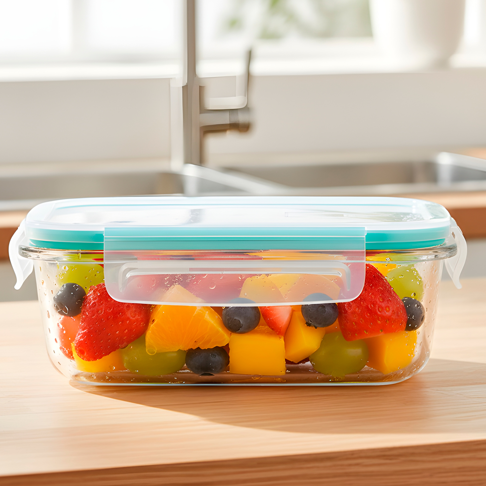 Set 3 Taper Contenedores Hermeticos Pote Vidrio Alimento 640 ML 7