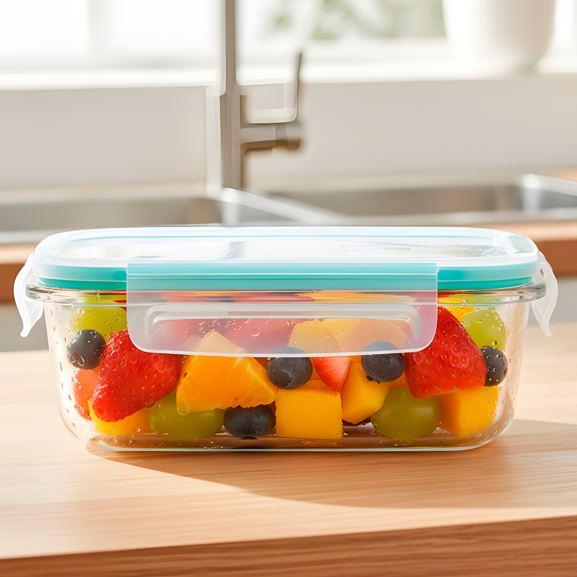 Set 3 Taper Contenedores Herméticos Pote Vidrio Alimento 1500 ML 5