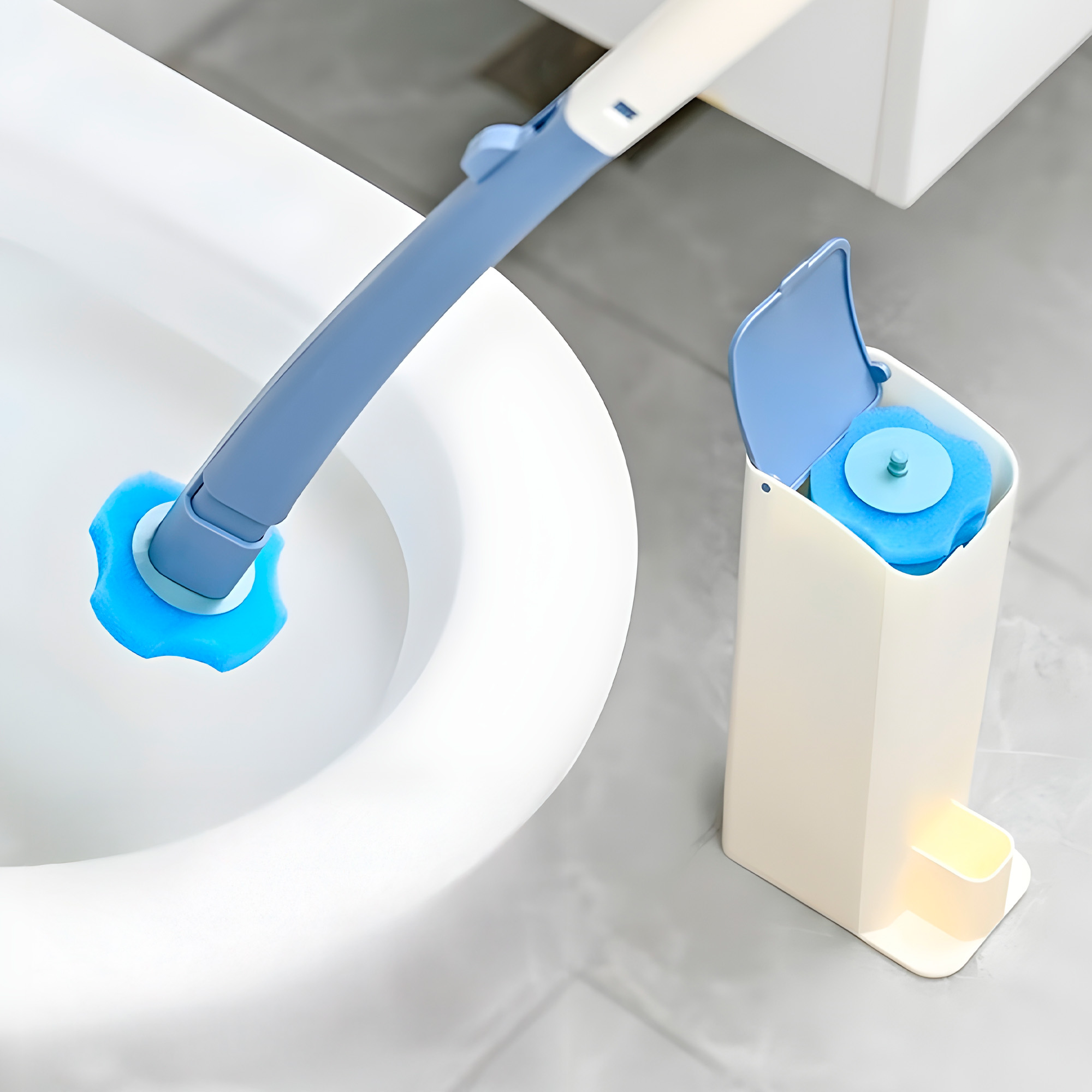 8 Cabezales Repuesto Baño Limpieza Inodoro Cepillo Hogar 7