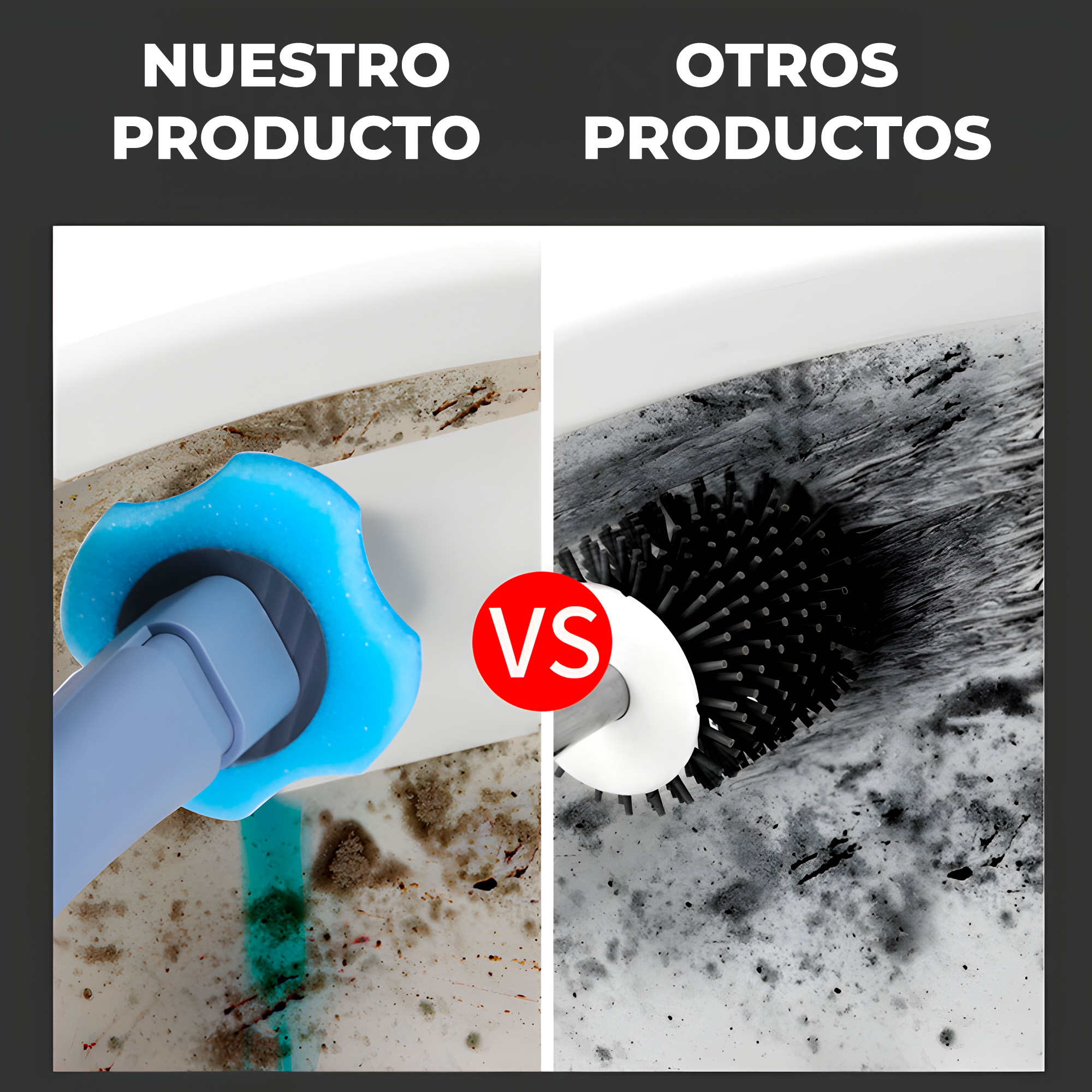 8 Cabezales Repuesto Baño Limpieza Inodoro Cepillo Hogar 5