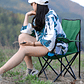 Silla Plegable Playa Exterior Camping Portátil 50X50X80 CM Colores - Miniatura 7