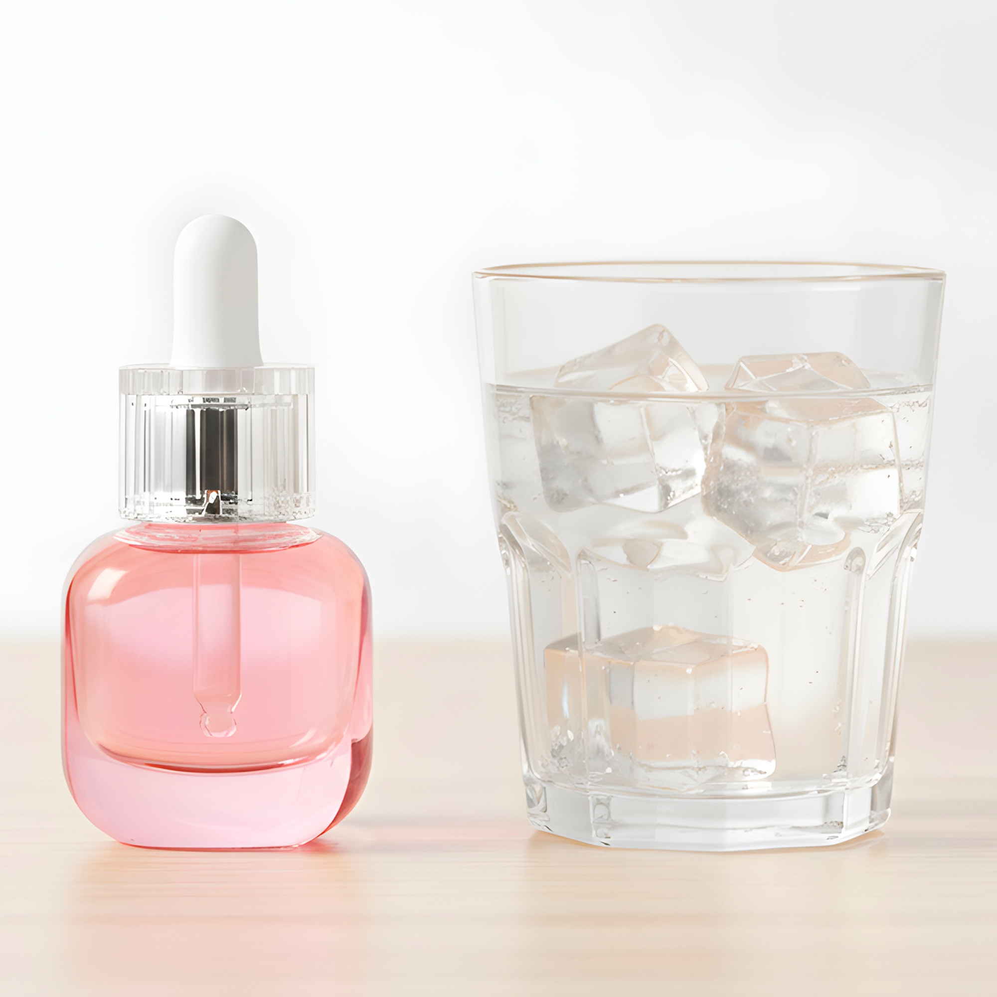 Frasco Vidrio Rosa Gotero Pipeta Gotario 15ML 3