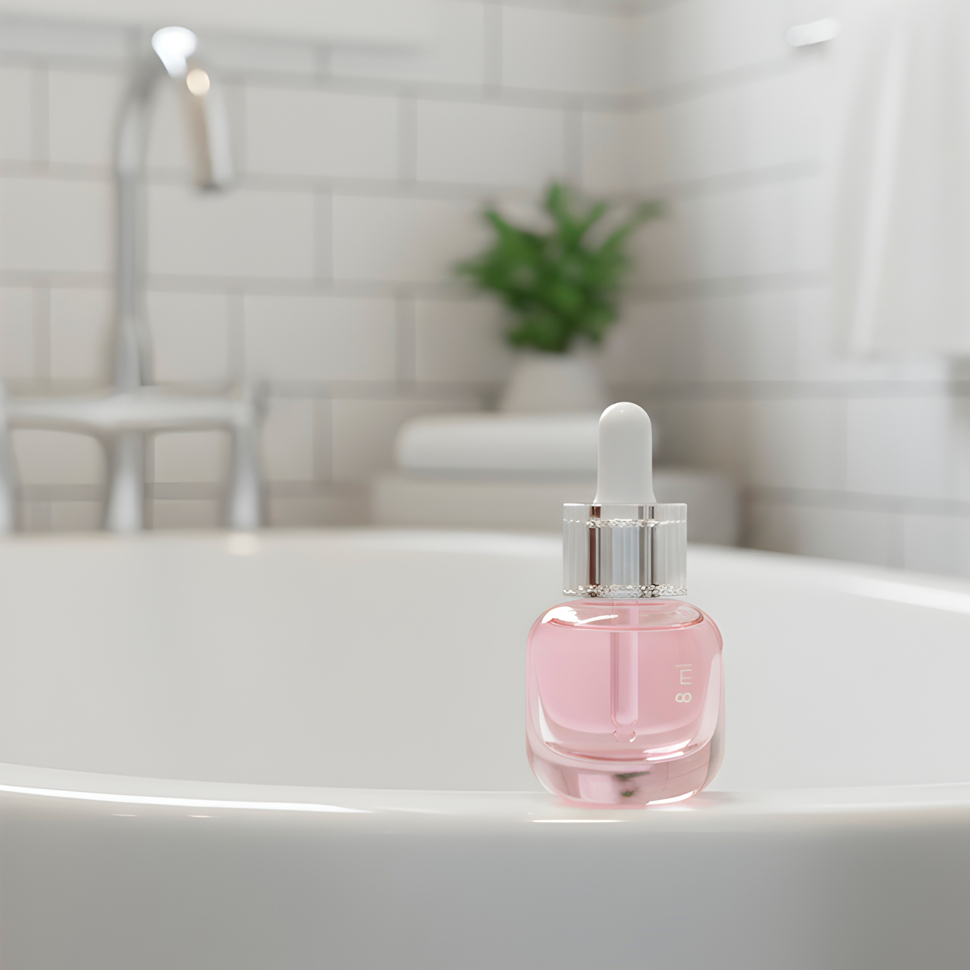 Frasco Vidrio Rosa Gotero Pipeta Gotario 15ML 9