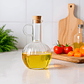 Set Aceitero Dispensadores Aceite Soja y Vinagre Vidrio Tapa Bambú - Miniatura 5