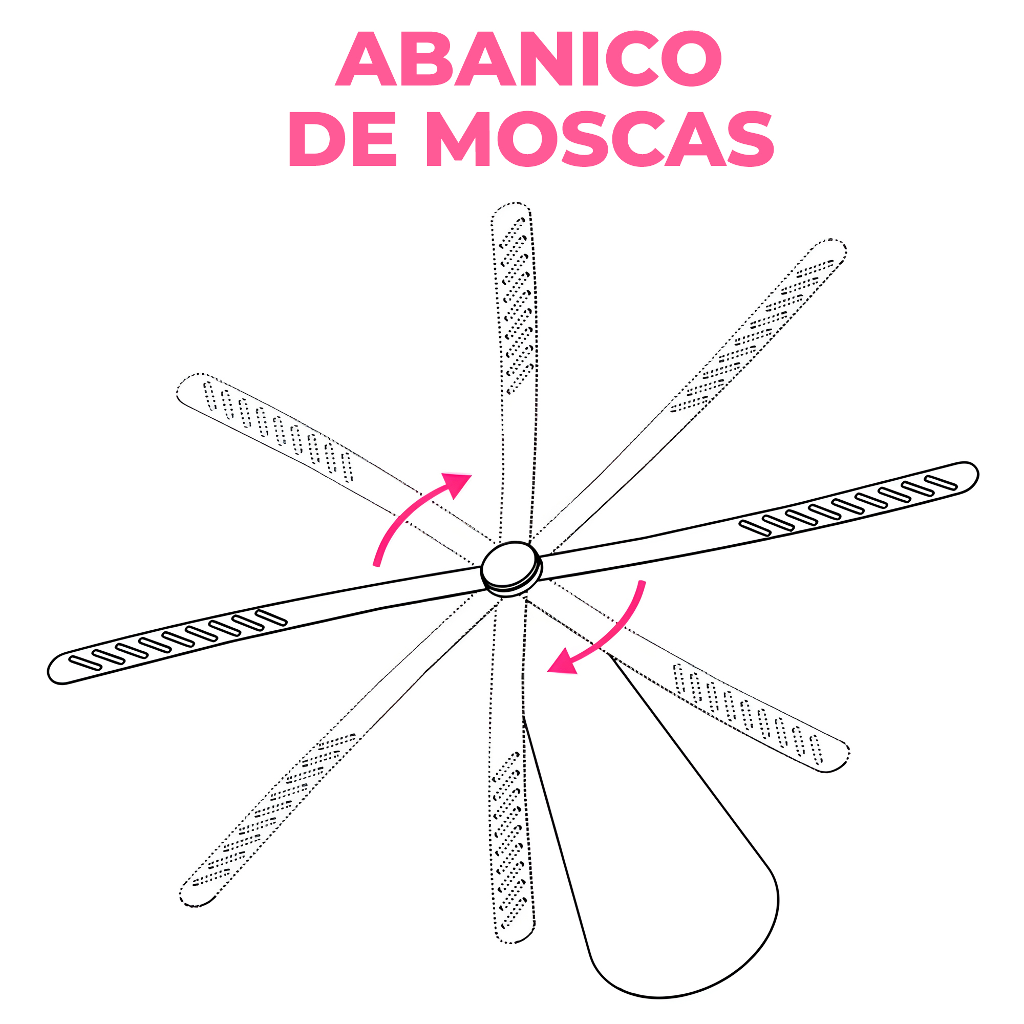 Ventilador Repelente Moscas Insectos Mesa Automático Colores Abanico  4