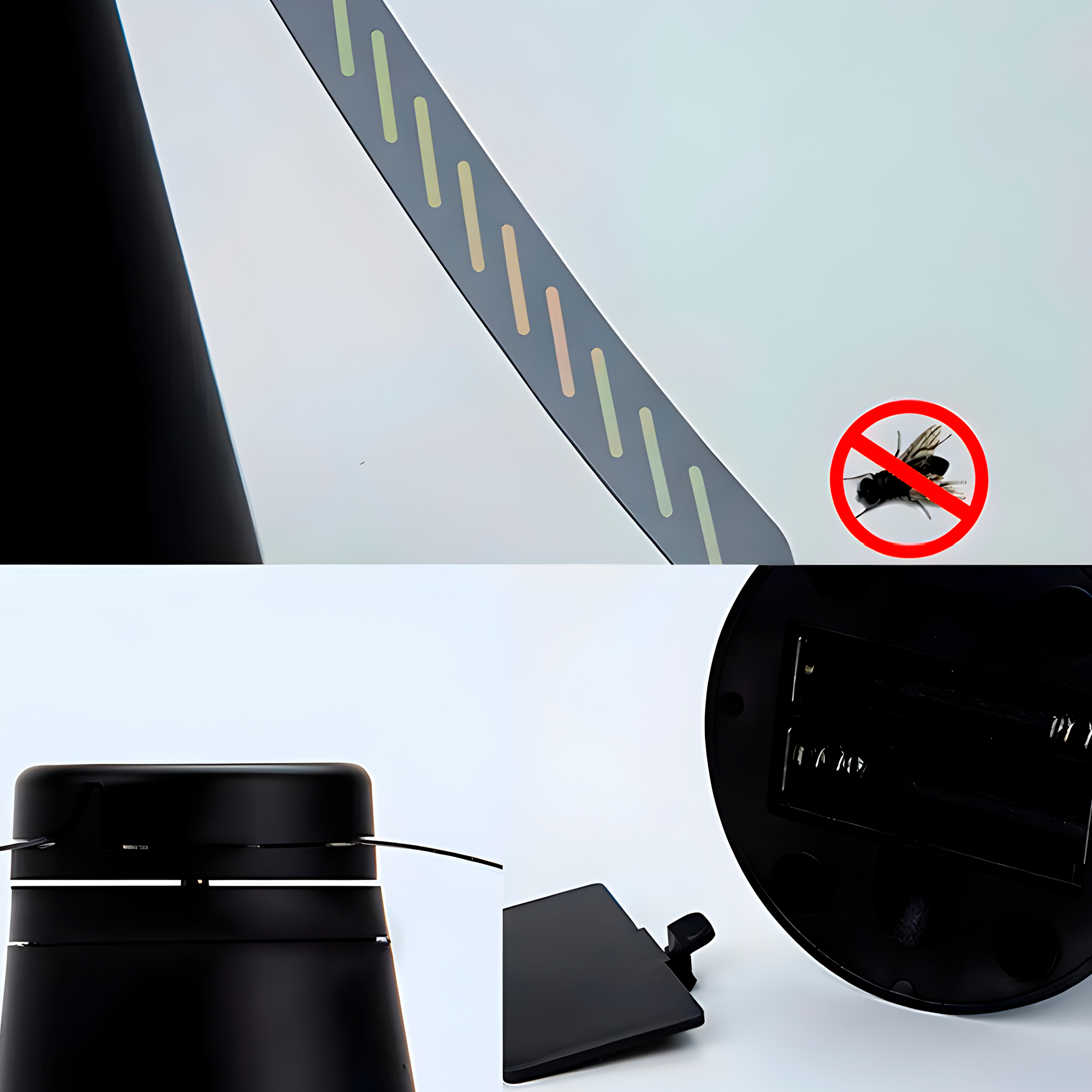 Ventilador Repelente Moscas Insectos Mesa Automático Colores Abanico  8