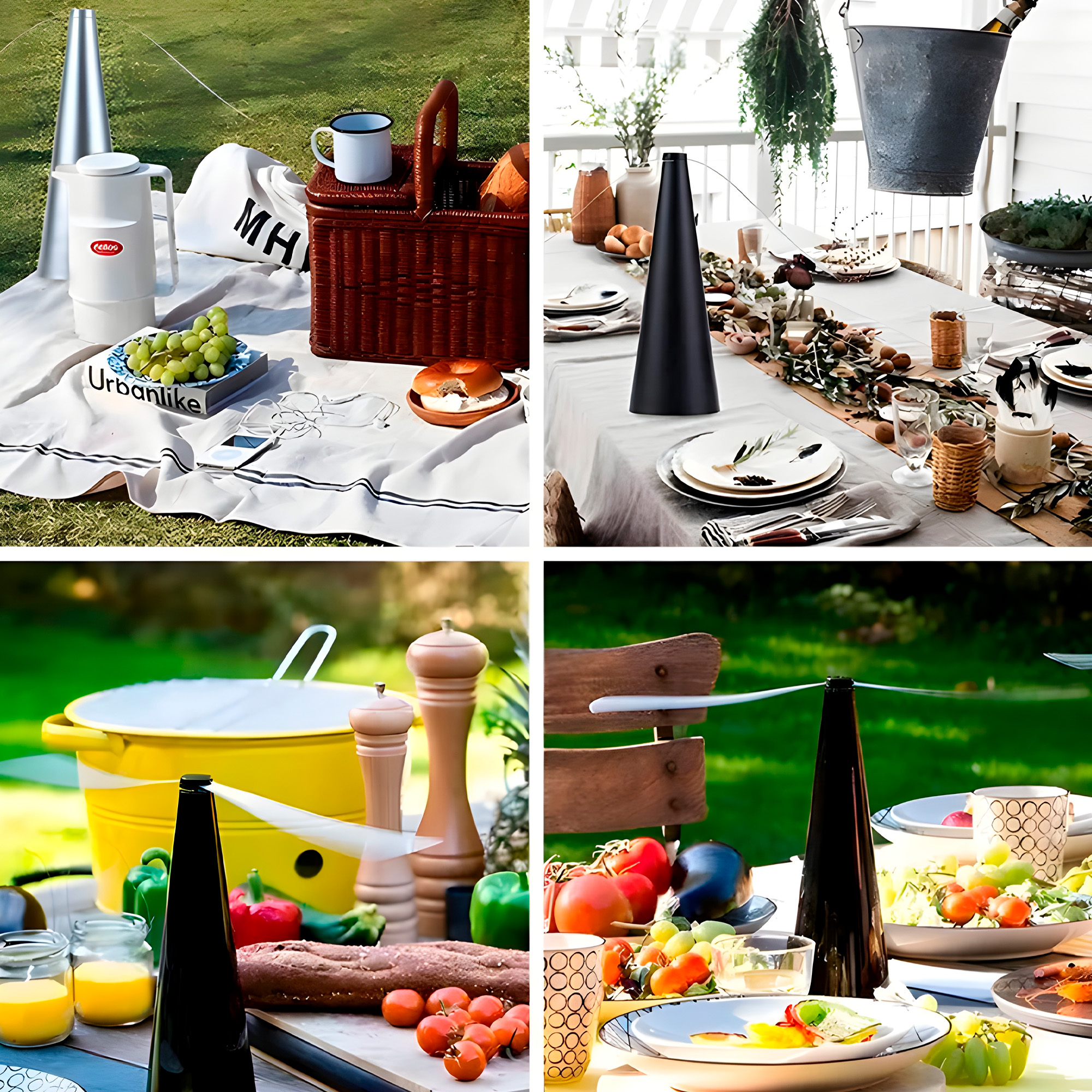 Ventilador Repelente Moscas Insectos Mesa Automático Colores Abanico  9