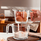 Taza Medidora 500 ML Cocina Vidrio Engrosado Transparente - Miniatura 9
