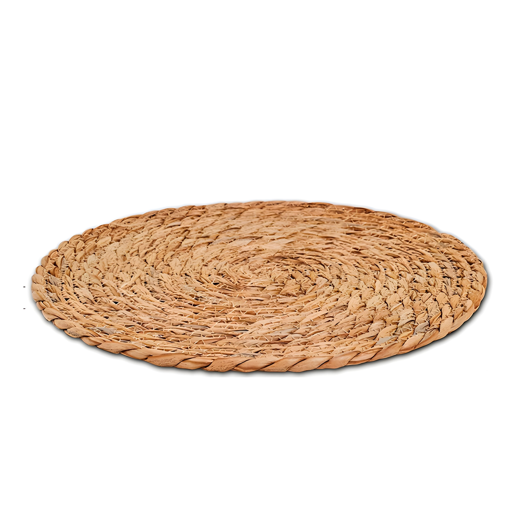Individual Yute Redondo Fibra Natural 35CM Comedor Hogar 4