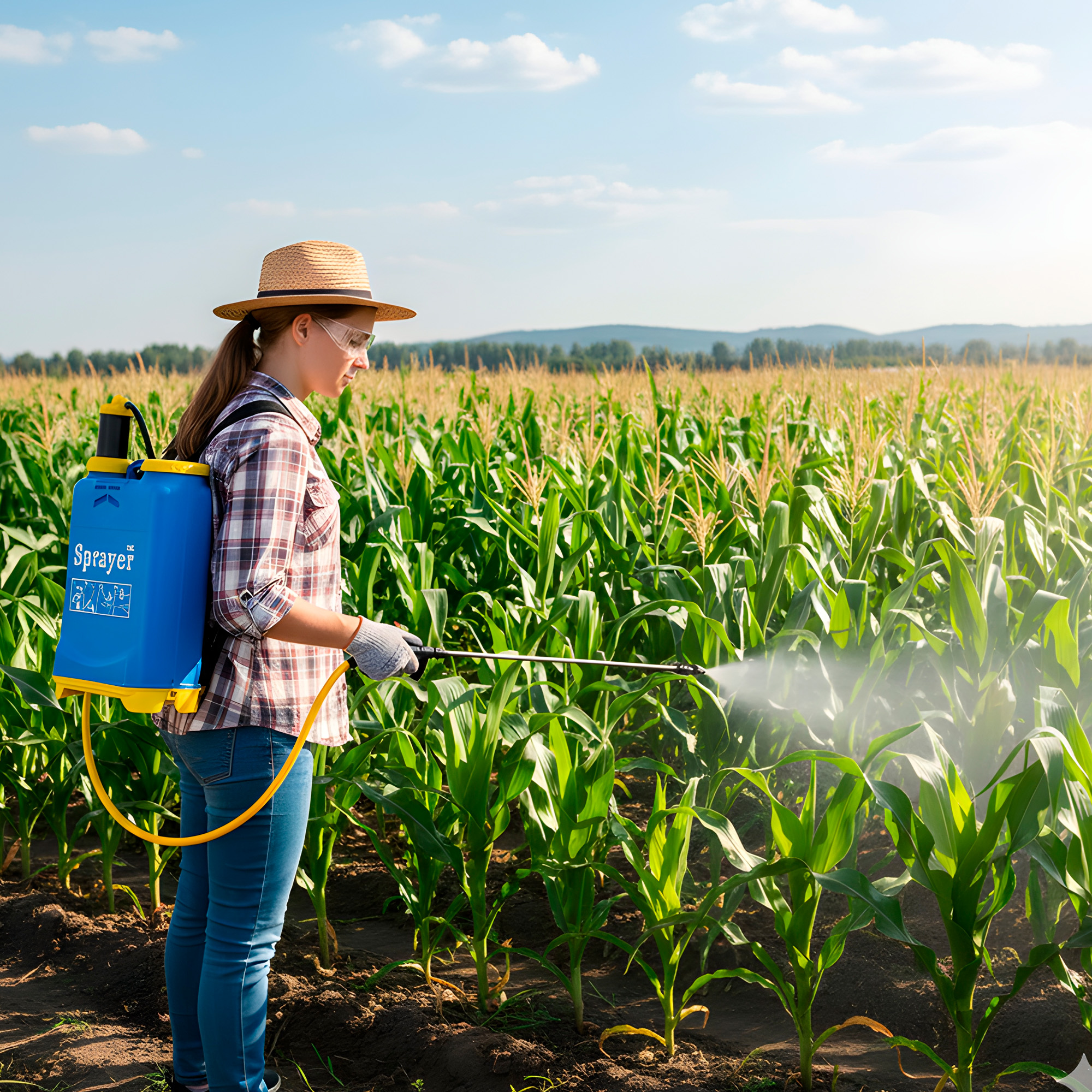 Fumigador Pulverizador Rociador 16 Litros Manual Azul 3