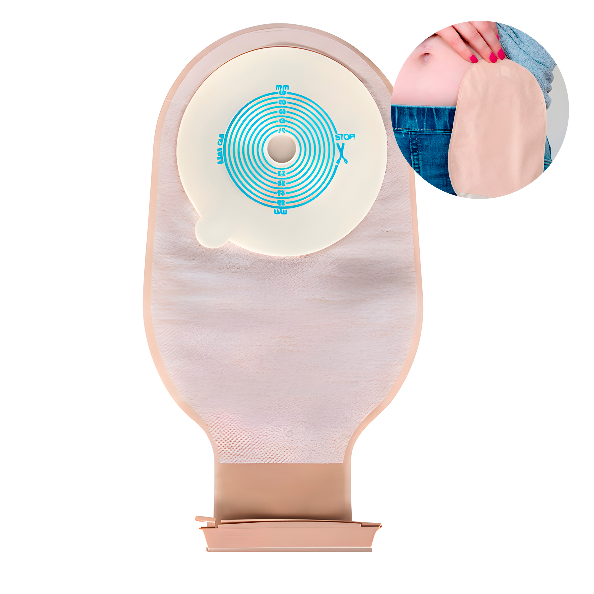 Set 10 Bolsas Colostomía Filtro Drenable Anti Olor Y Gases 1