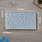 Molde De Silicona Resina Epóxica Letras Alfabeto Numeros - Miniatura 3