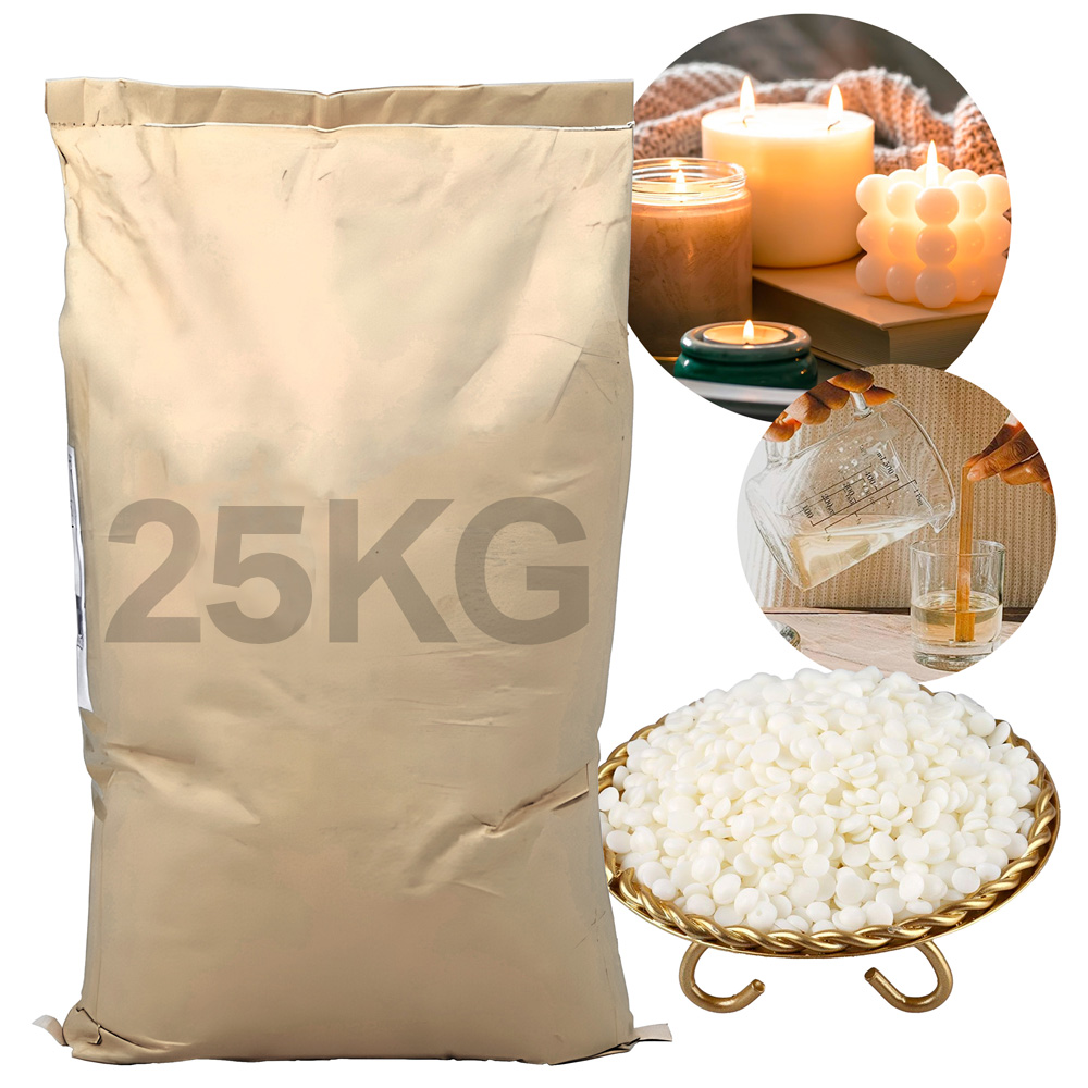 Cera De Soja Soya Natural 58 Grados Sin Humo APF Velas 25 Kilos 1