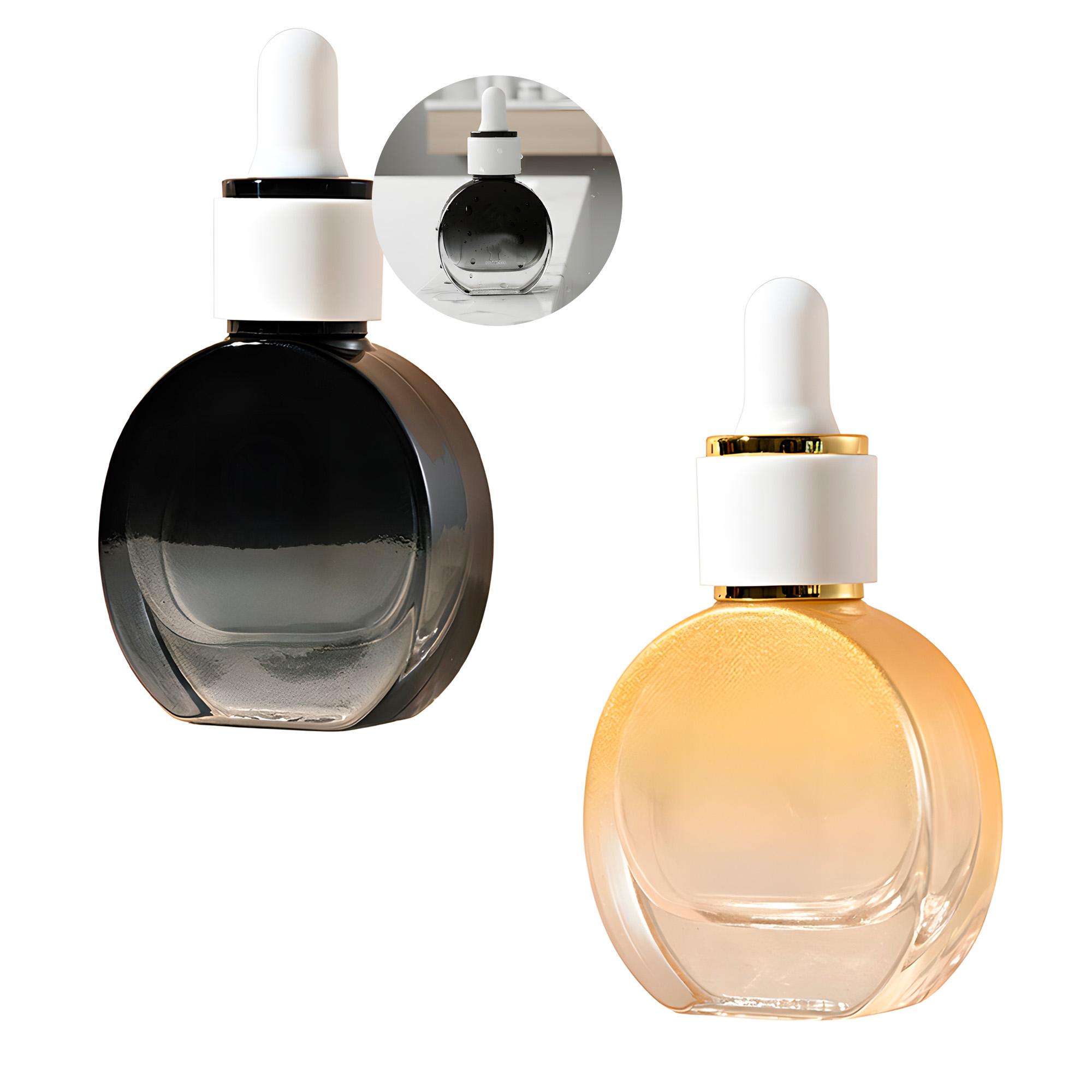 Frasco Vidrio Colores Gotero Pipeta Gotario 20ML 1