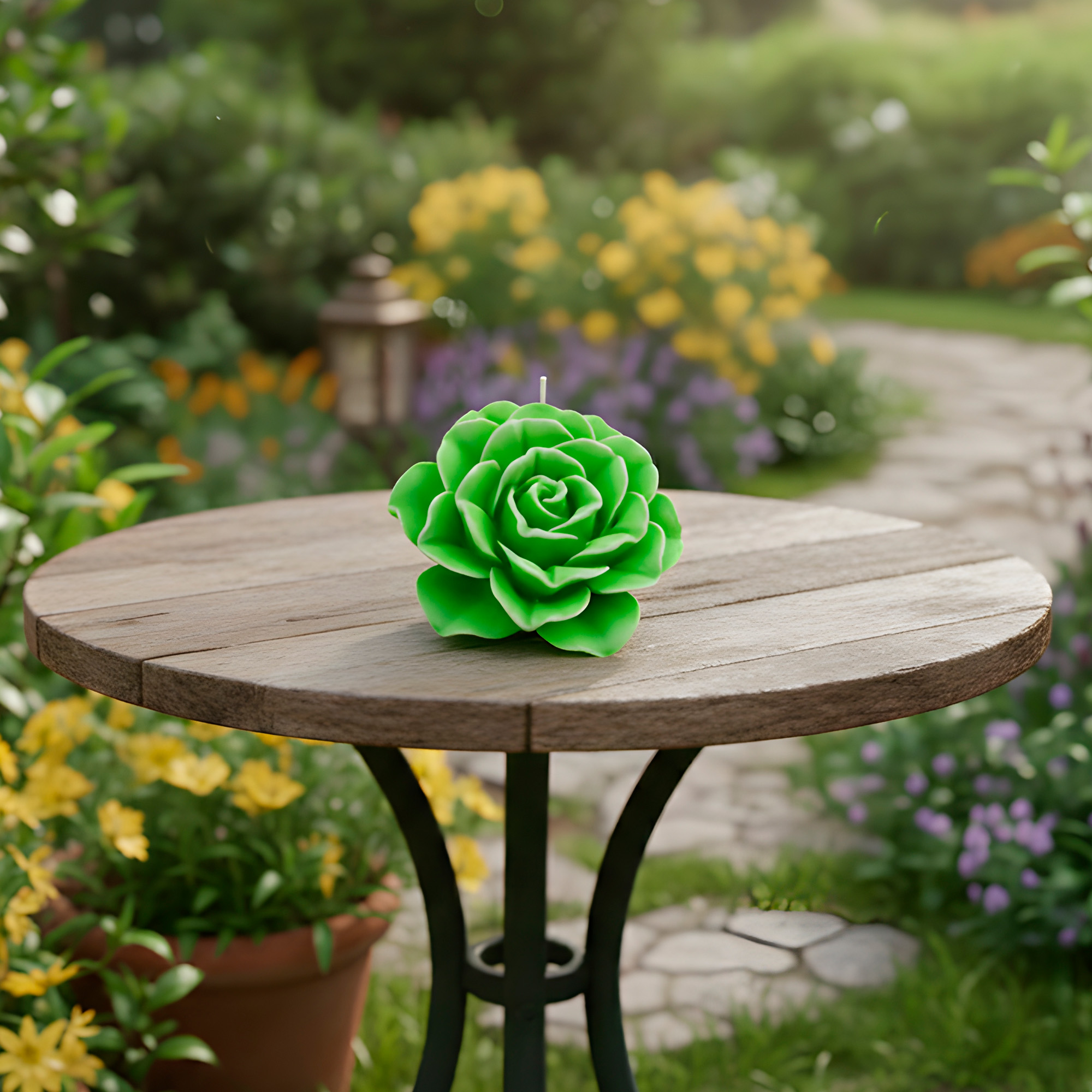 Molde Silicona Rosas Velas 6.2 X 7.1 CM 4