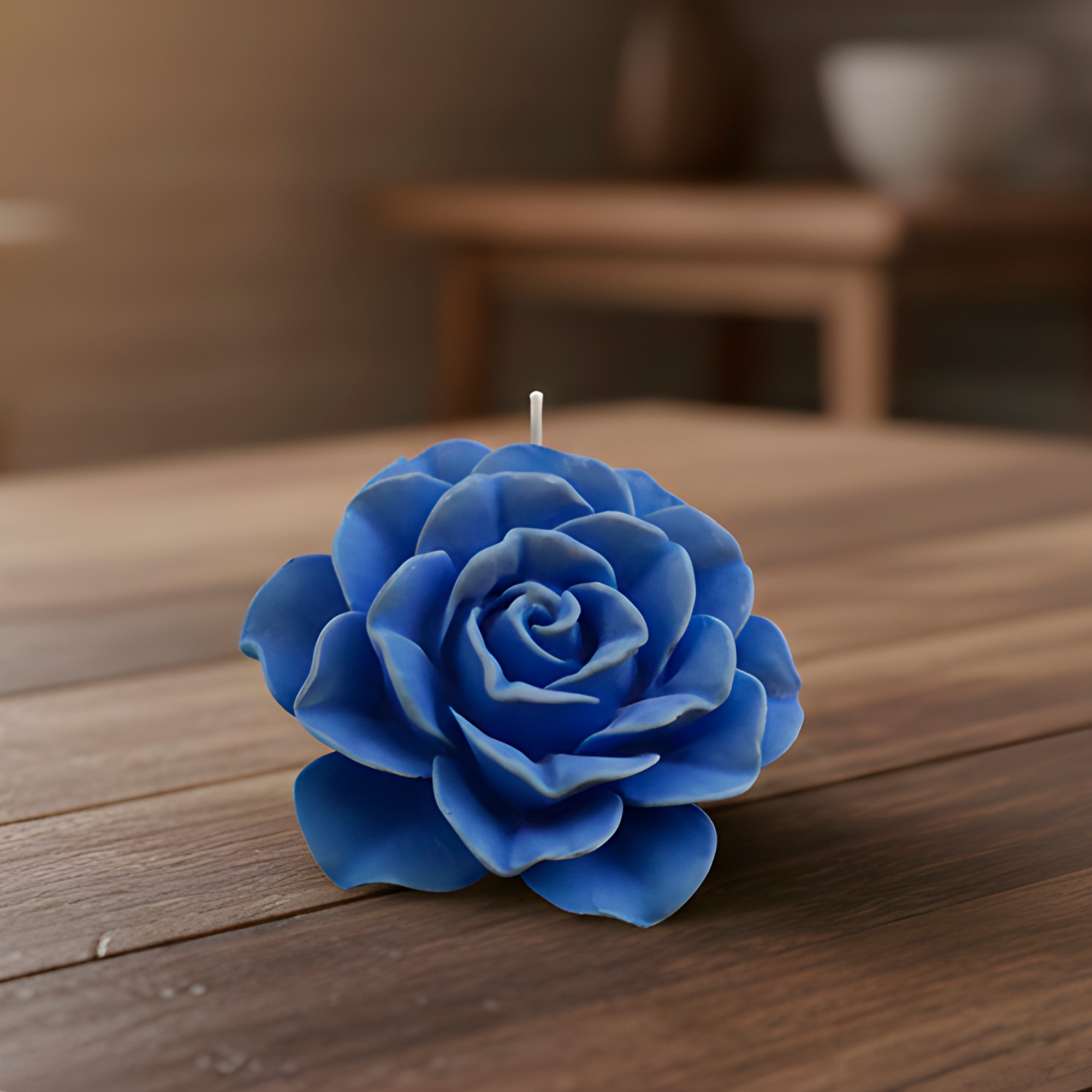 Molde Silicona Rosas Velas 6.2 X 7.1 CM 6