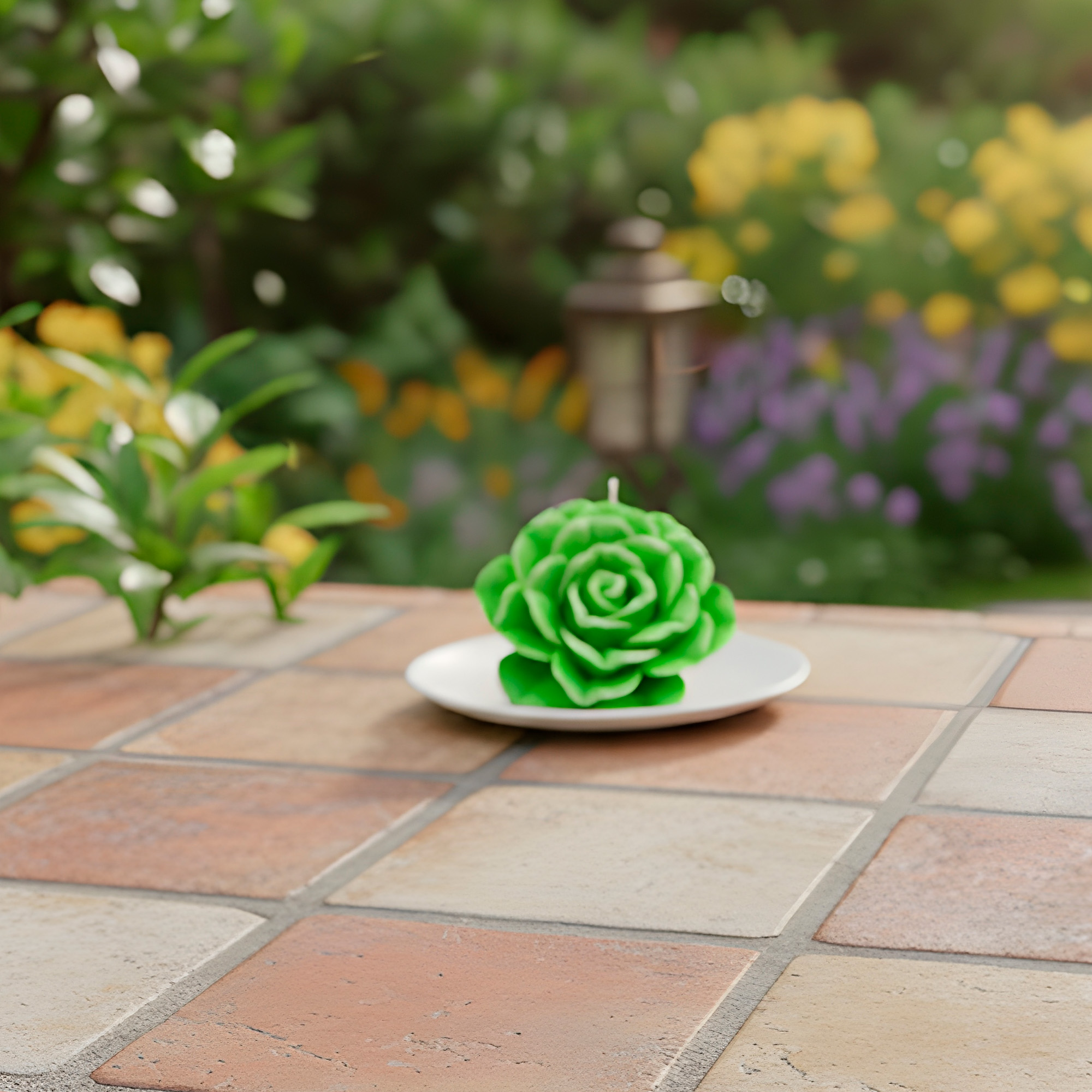 Molde Silicona Rosas Velas 6.2 X 7.1 CM 7