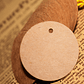 Etiquetas Redonda Regalo Papel Kraft Cordel Yute Natural 100  - Miniatura 8