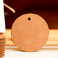 Etiquetas Redonda Regalo Papel Kraft Cordel Yute Natural 100  - Miniatura 10