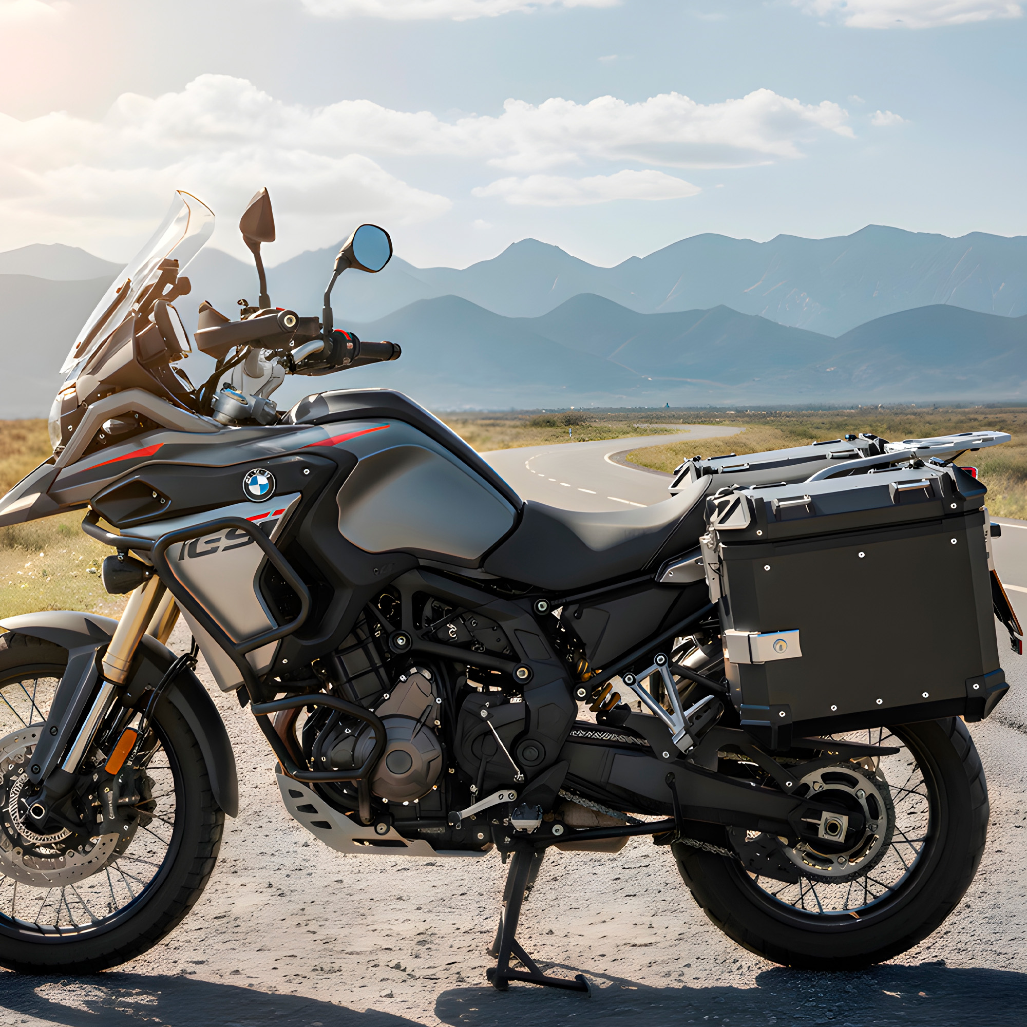 Maleta Top Case Superior Moto Motocicleta 38 Lt Xseries Negra 7