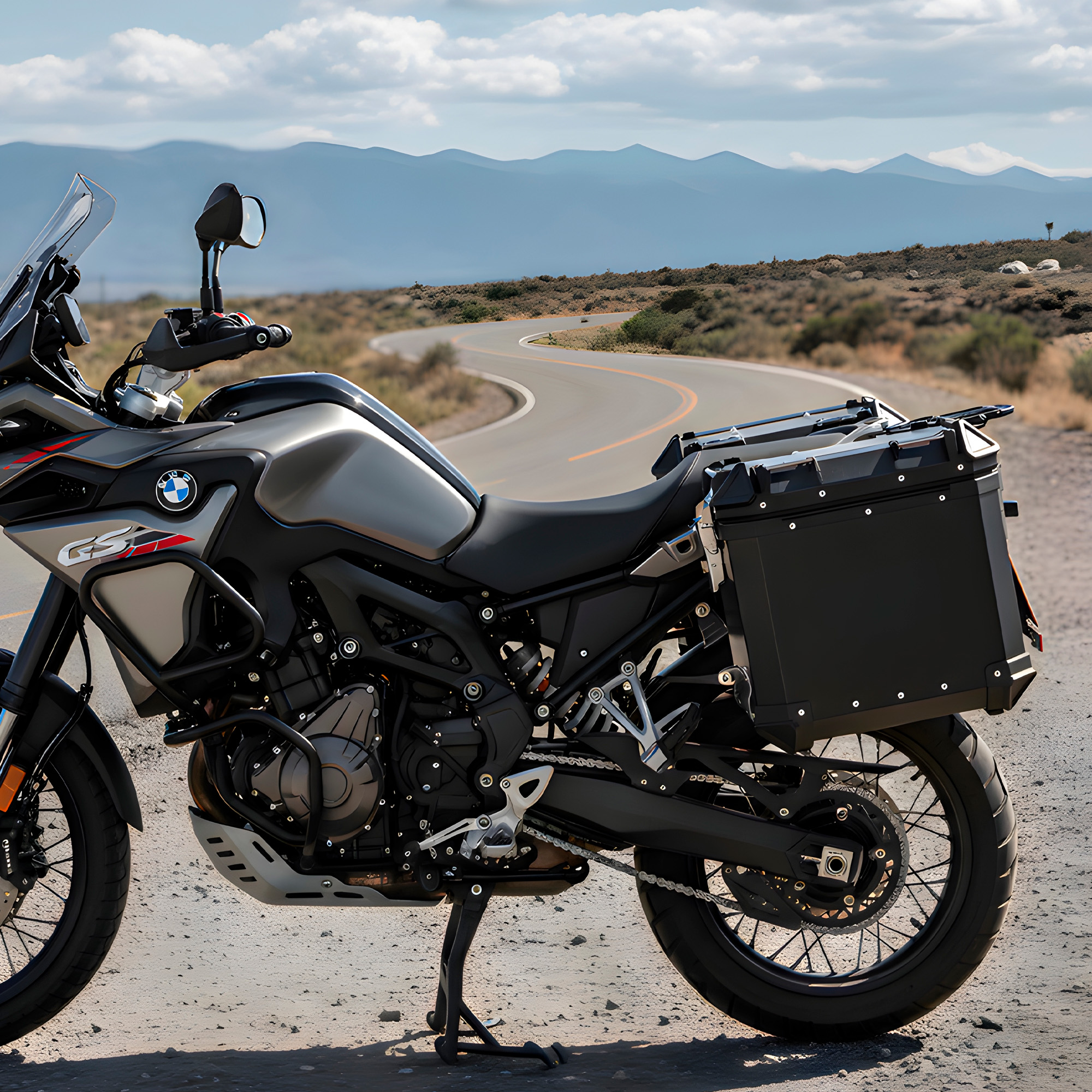 Maleta Top Case Superior Moto Motocicleta 38 Lt Xseries Negra 8