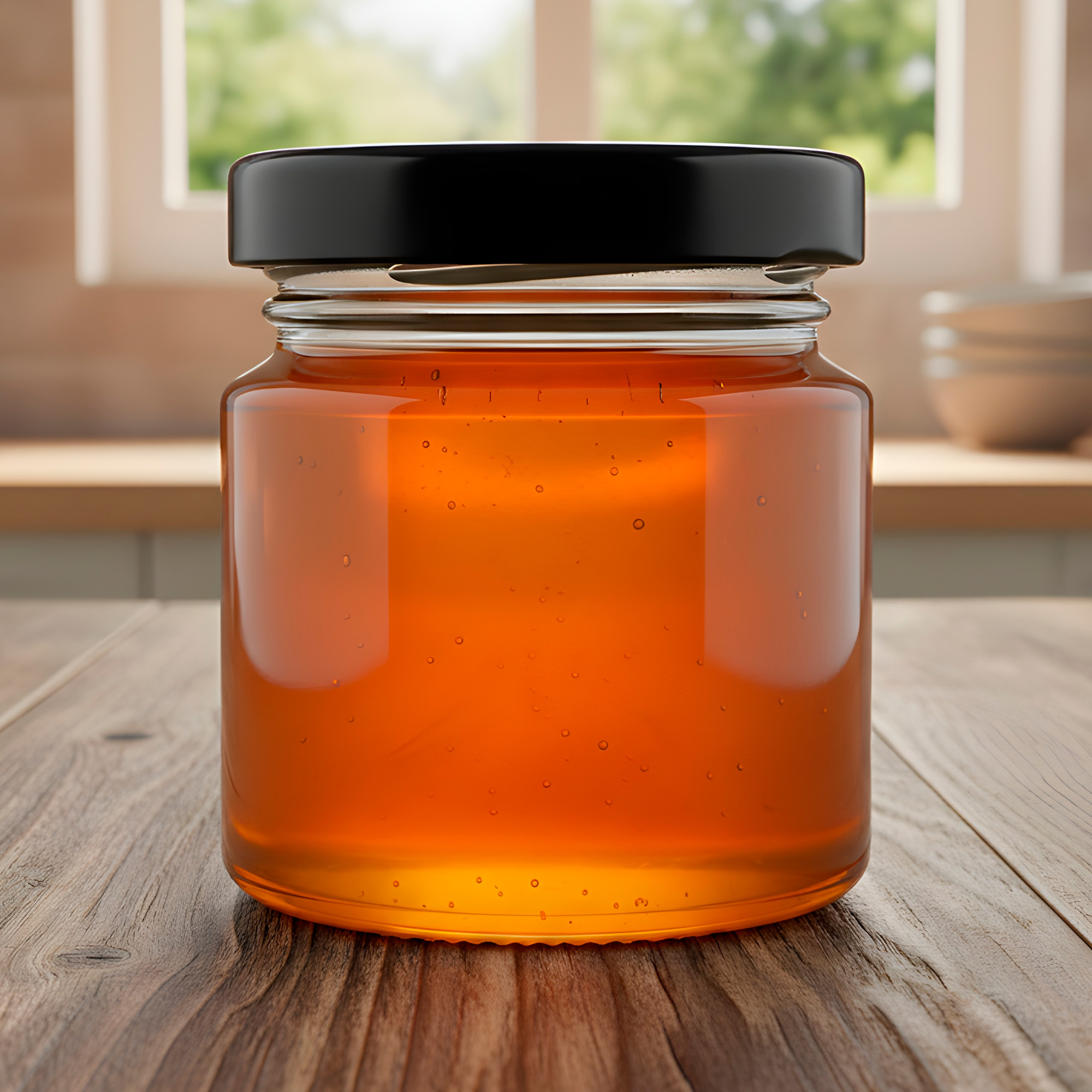 Frasco Vidrio Redondo Miel Salsas 50ML Mermelada Tapa Aluminio 9