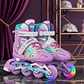 Patines En Linea Ajustables Roller  Ruedas Niños Niñas Colores - Miniatura 6