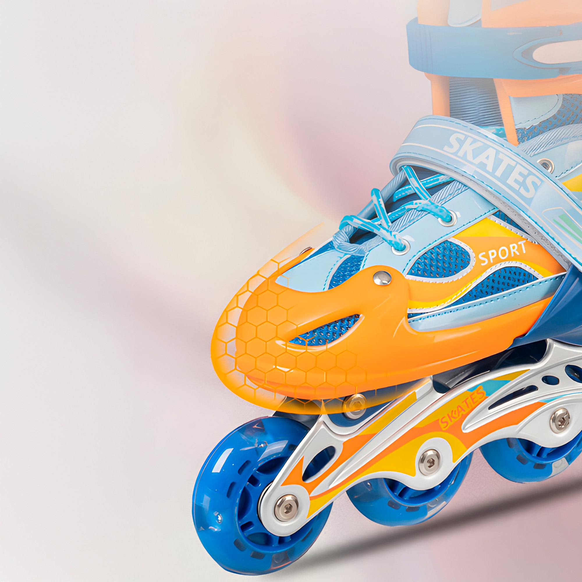 Patines En Linea Ajustables Roller  Ruedas Niños Niñas Colores 22