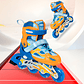 Patines En Linea Ajustables Roller  Ruedas Niños Niñas Colores - Miniatura 27