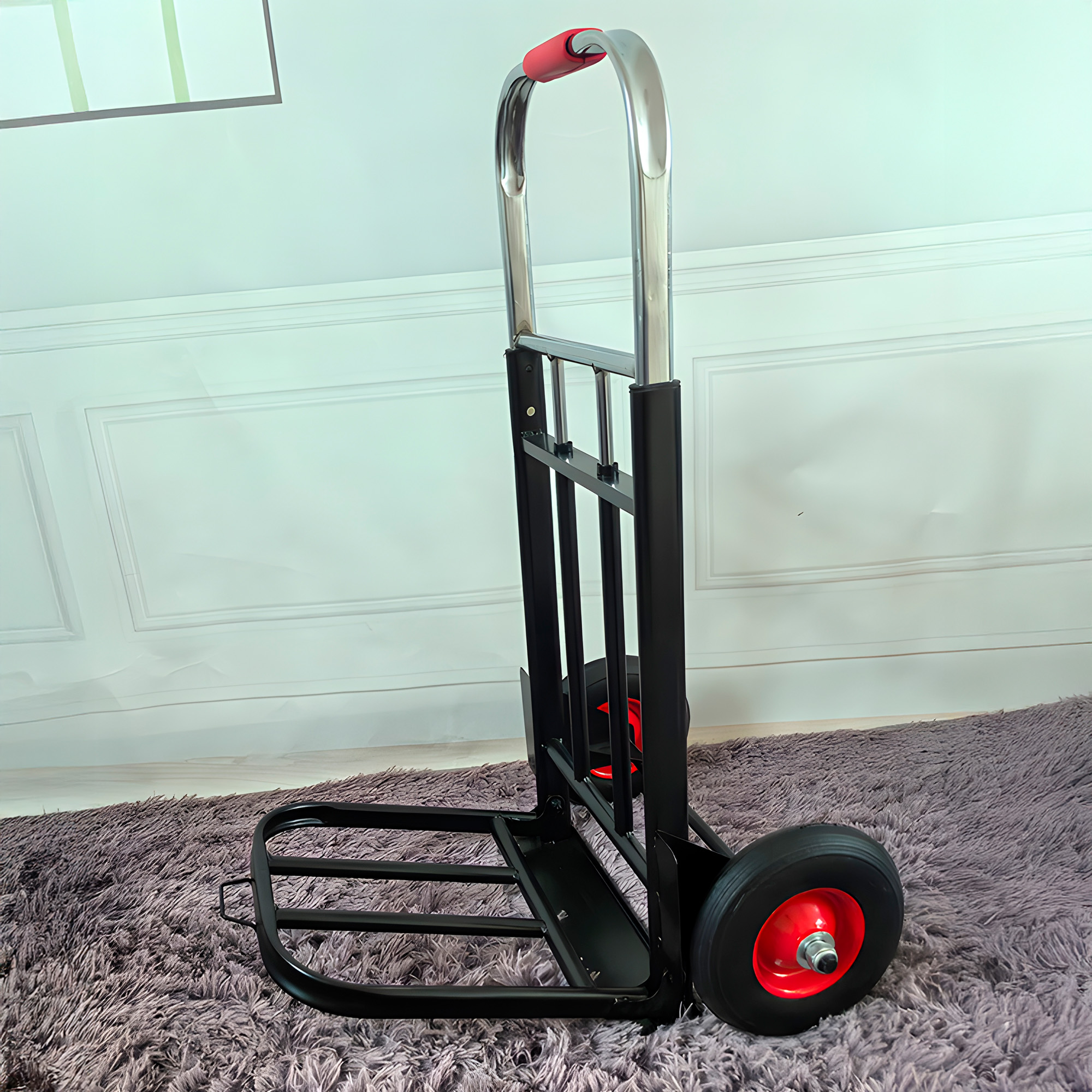 Carro Plegable De Carga Aluminio Tipo Yegua 120 Kilos Máximo 8