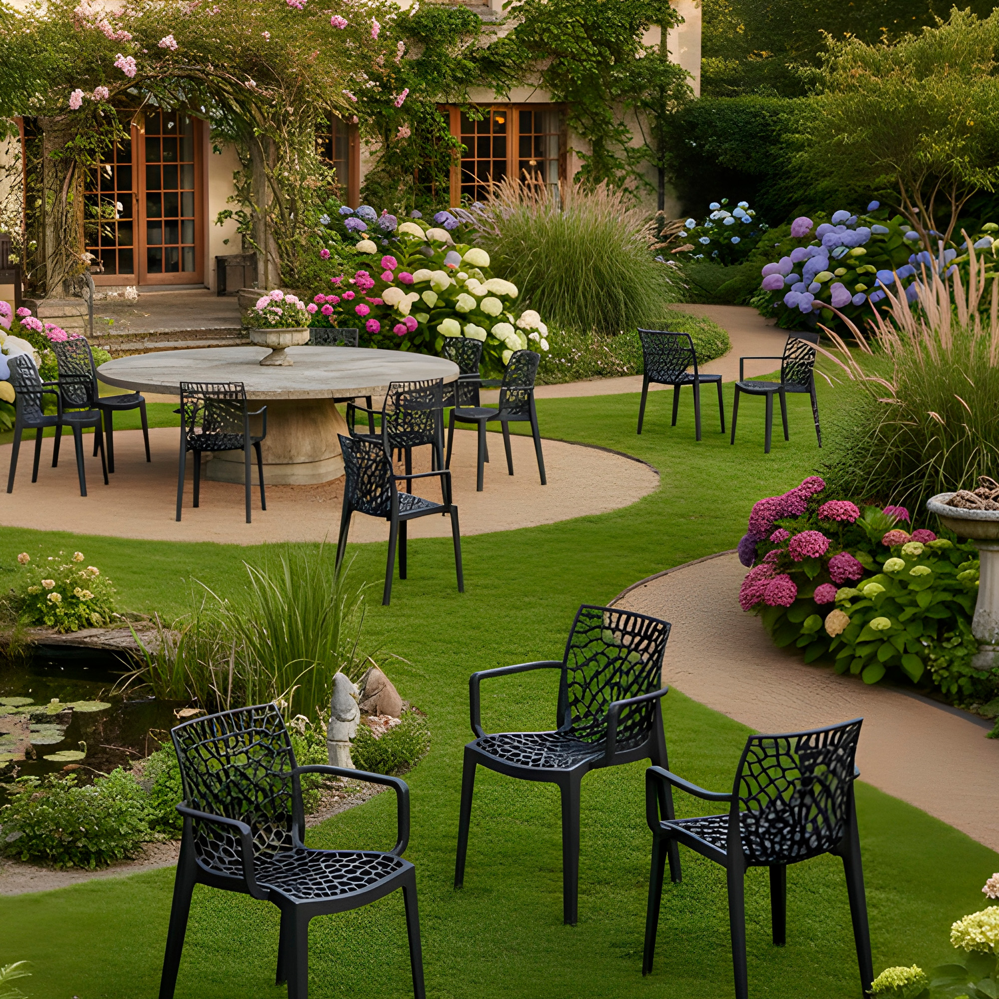 Sillas Comedor Terraza Exteriores Resistentes Lavables Colores 11