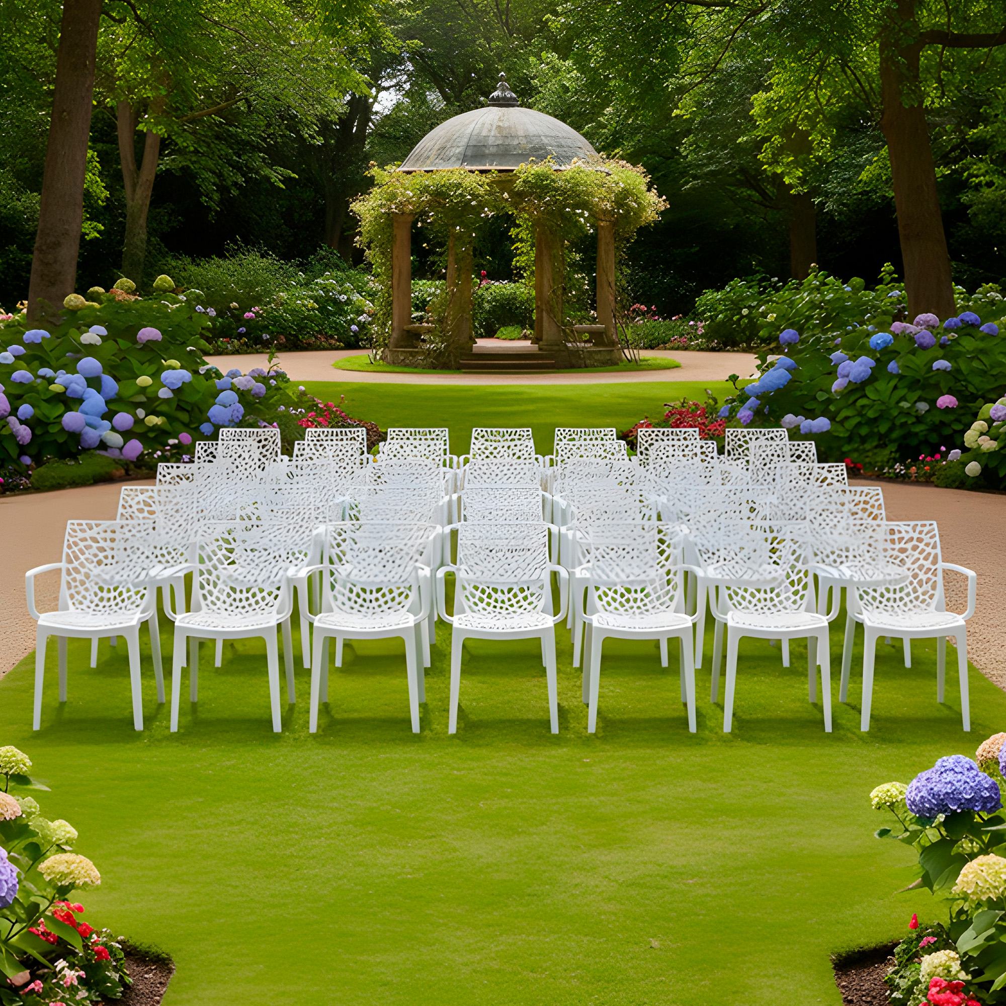 Sillas Comedor Terraza Exteriores Resistentes Lavables Colores 17