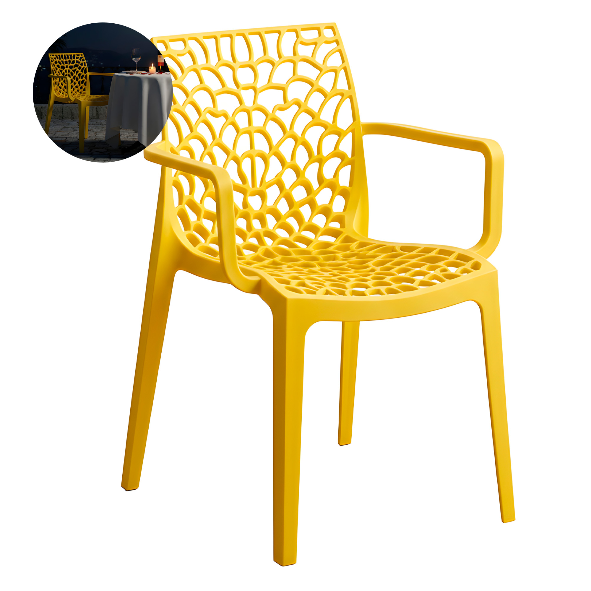 Sillas Comedor Terraza Exteriores Resistentes Lavables Colores 19