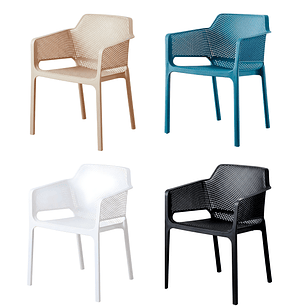 Sillas Terraza Comedor Exteriores Resistentes 80X60X59 CM Nordico Colores