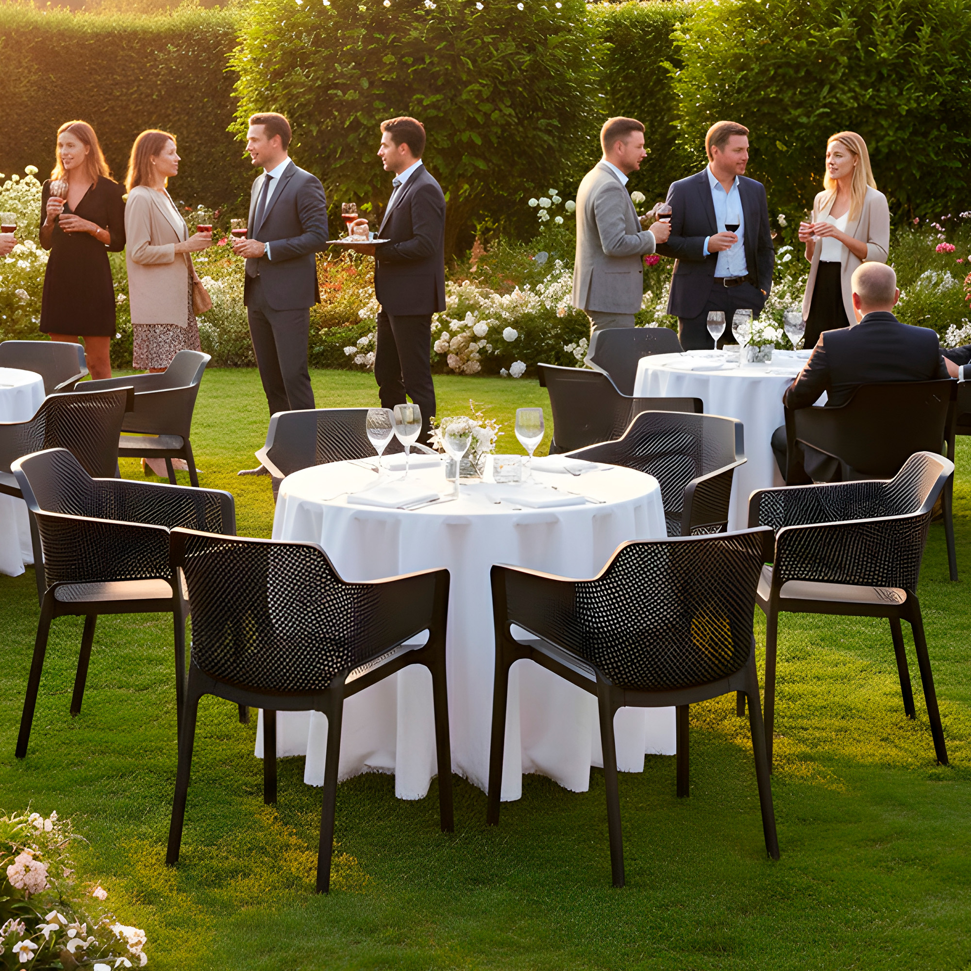 Sillas Terraza Comedor Exteriores Resistentes 80X60X59 CM Nordico Colores 11