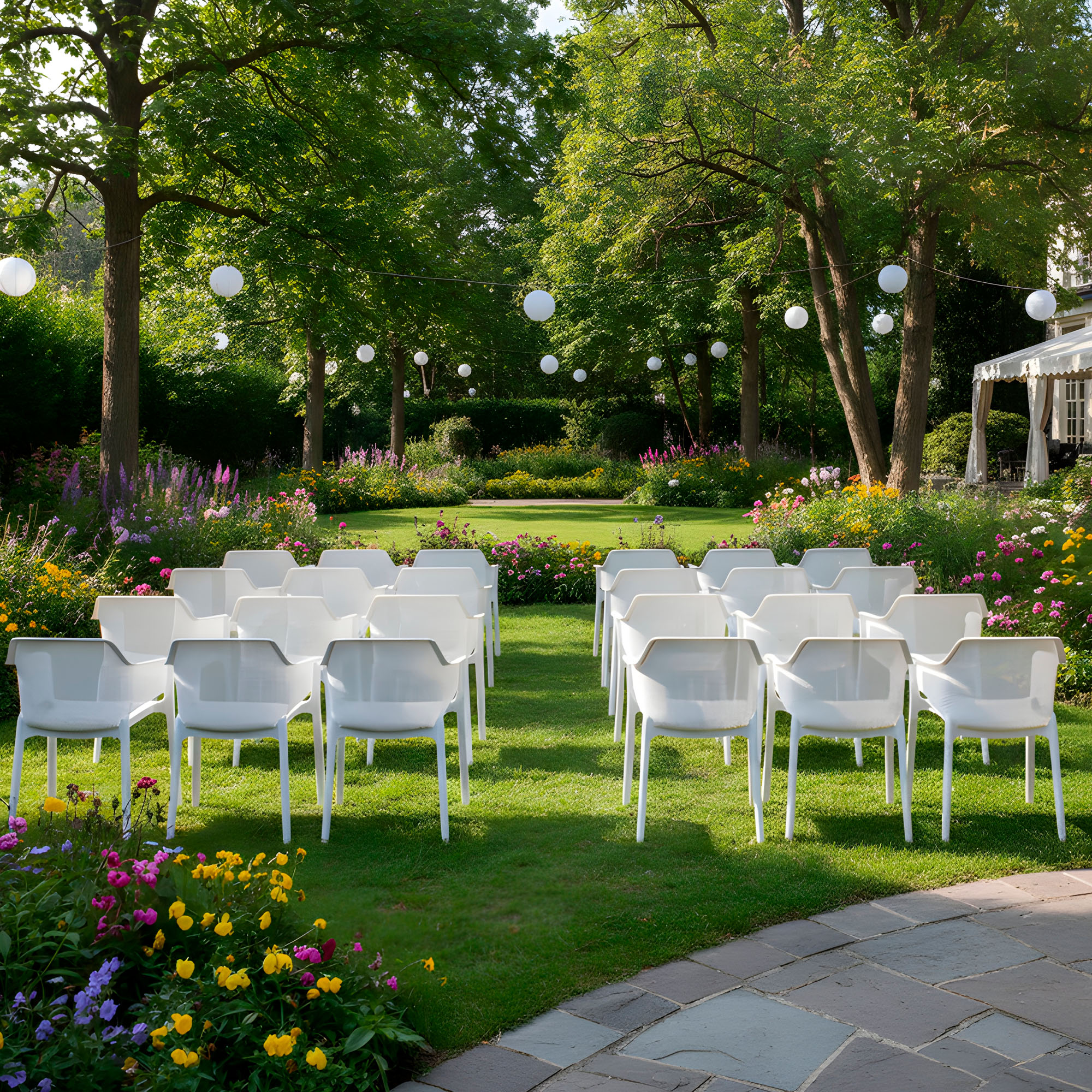 Sillas Terraza Comedor Exteriores Resistentes 80X60X59 CM Nordico Colores 16