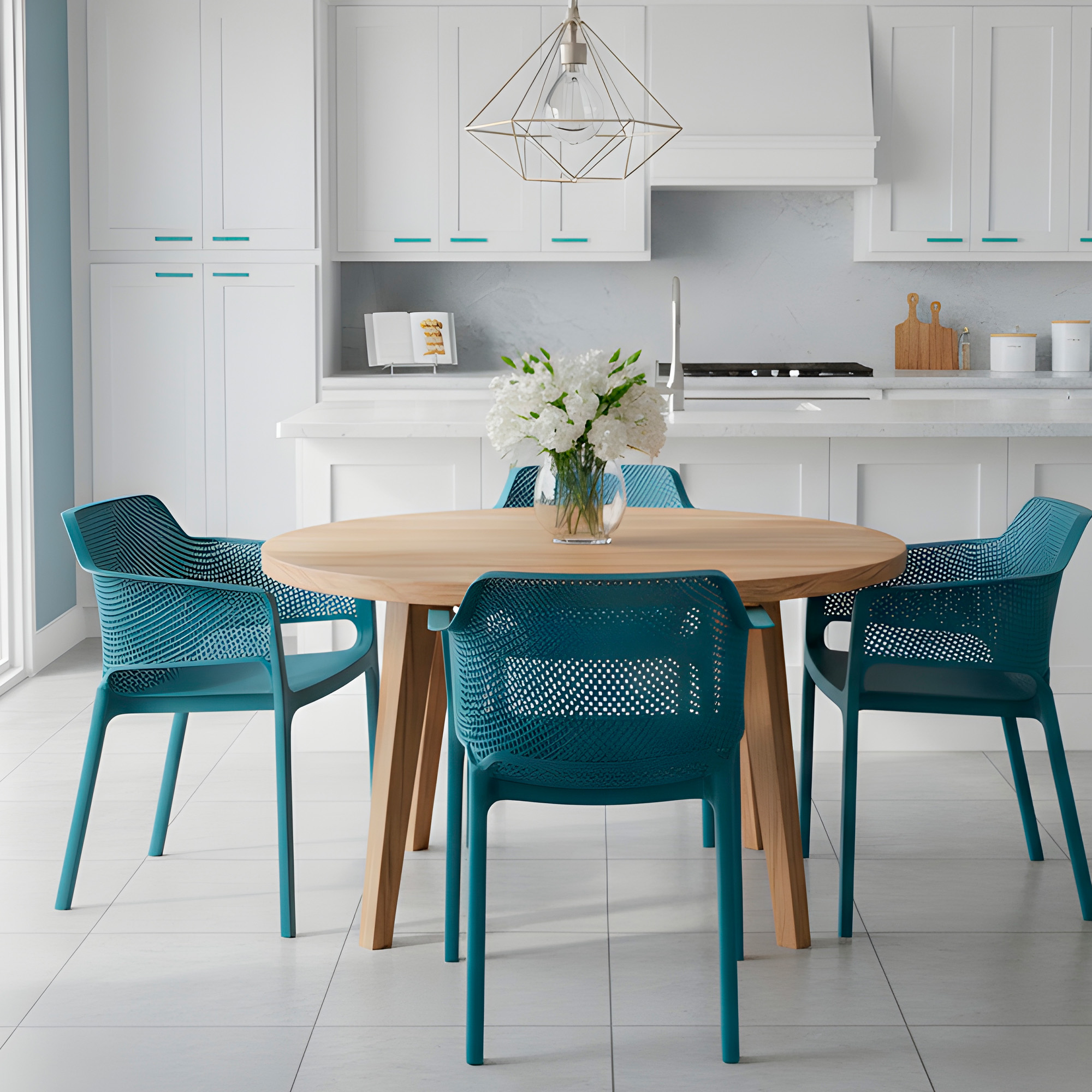 Sillas Terraza Comedor Exteriores Resistentes 80X60X59 CM Nordico Colores 19