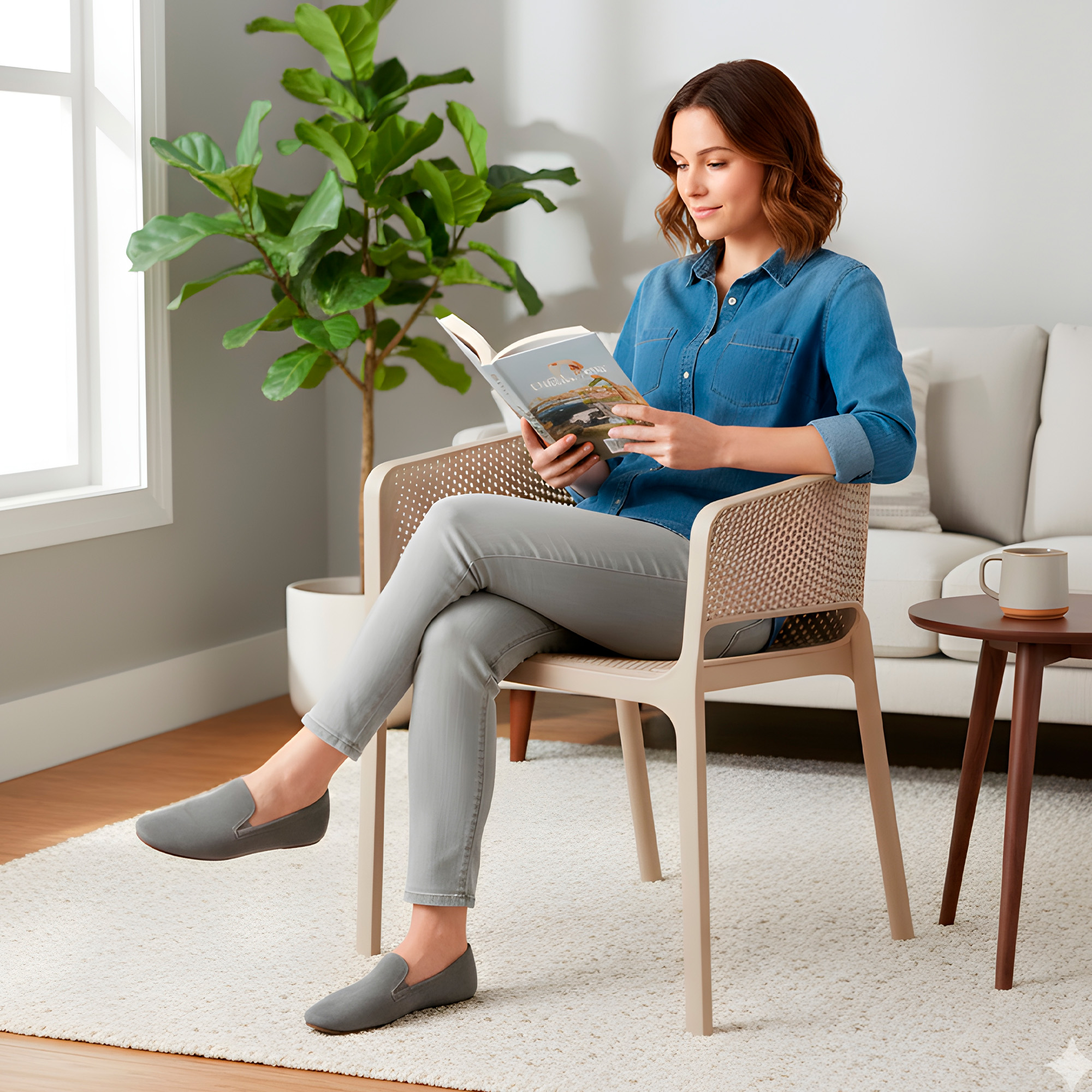 Sillas Terraza Comedor Exteriores Resistentes 80X60X59 CM Nordico Colores 29